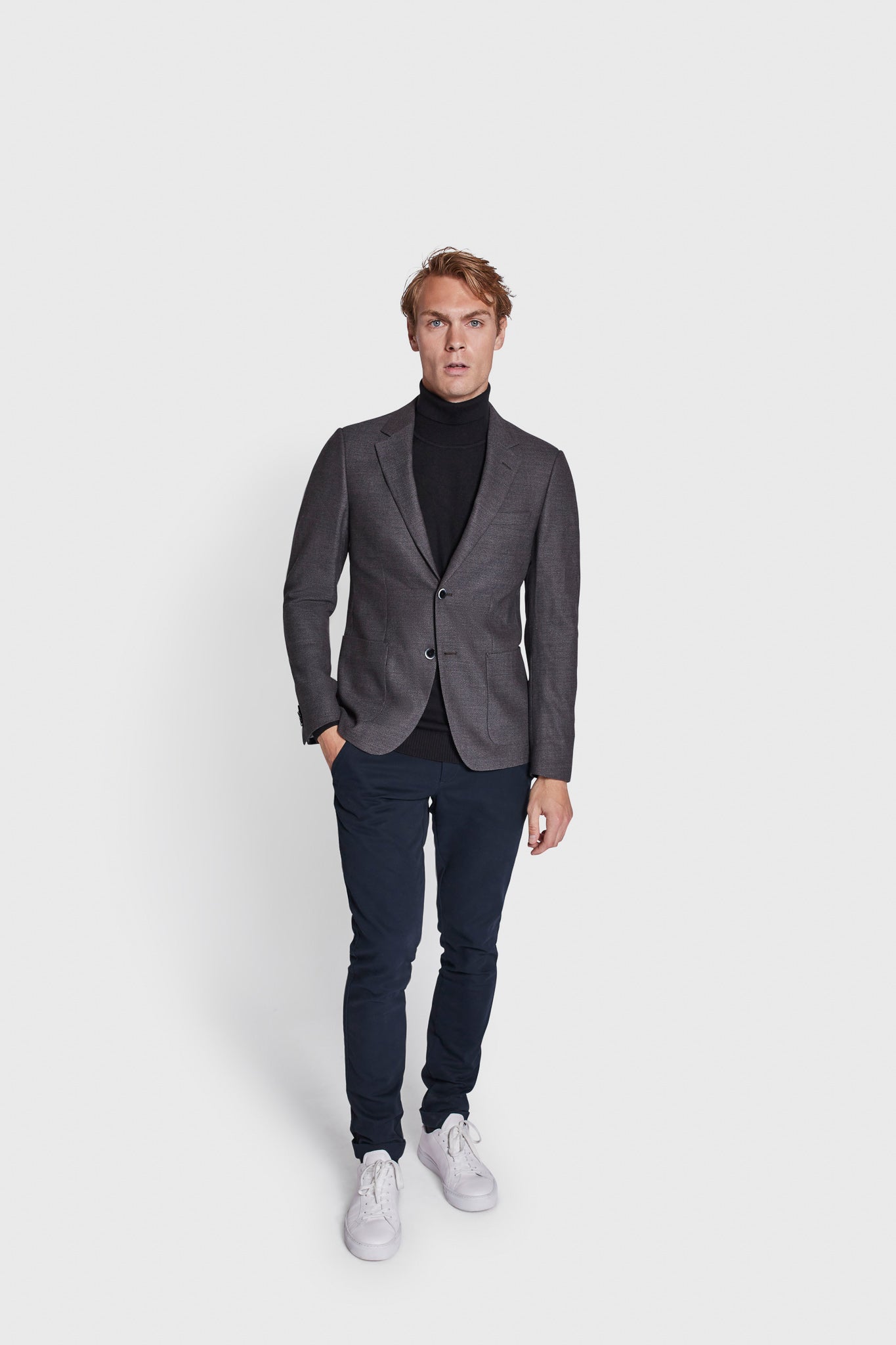 BS James Slim Fit Blazer - Grey