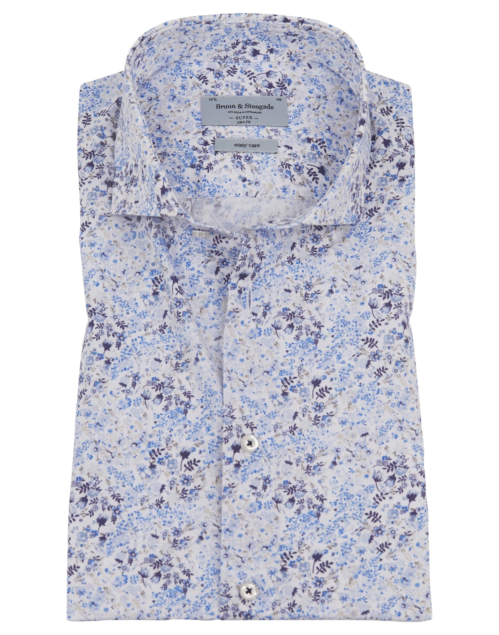 BS Manny Super Slim Fit Skjorte - Light Blue