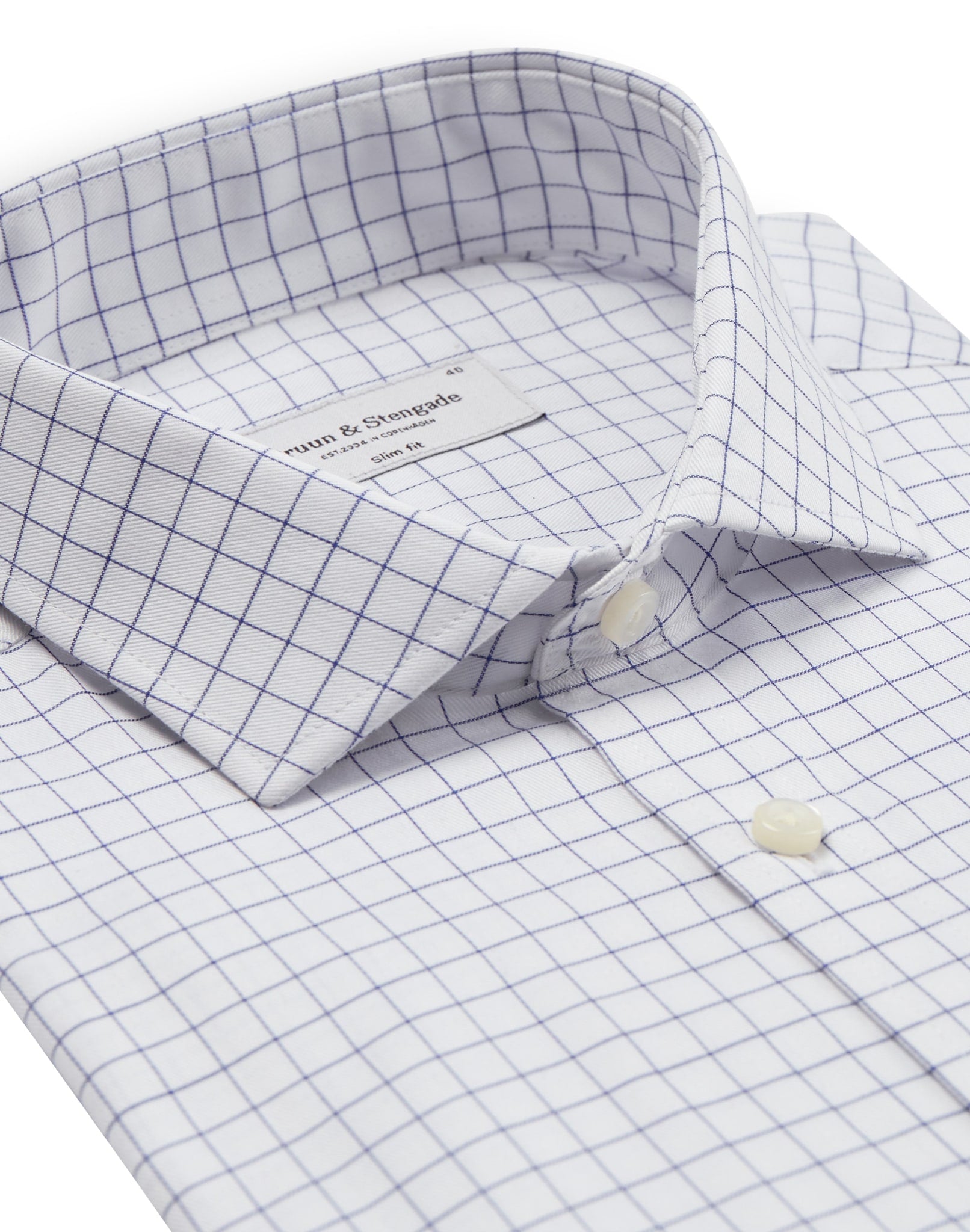 BS Maple Slim Fit Shirt - White