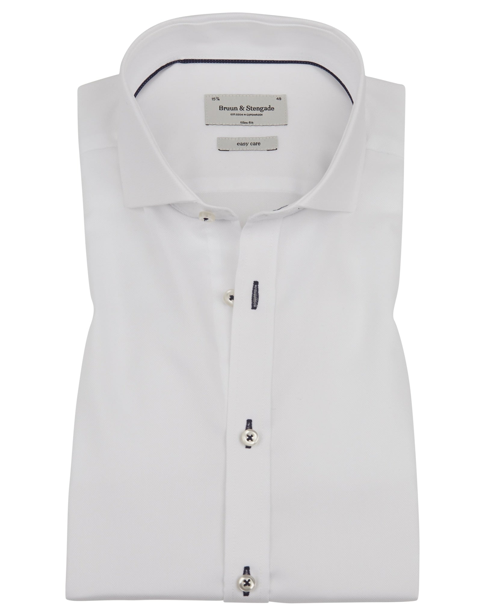 BS Mark Slim Fit Shirt - White