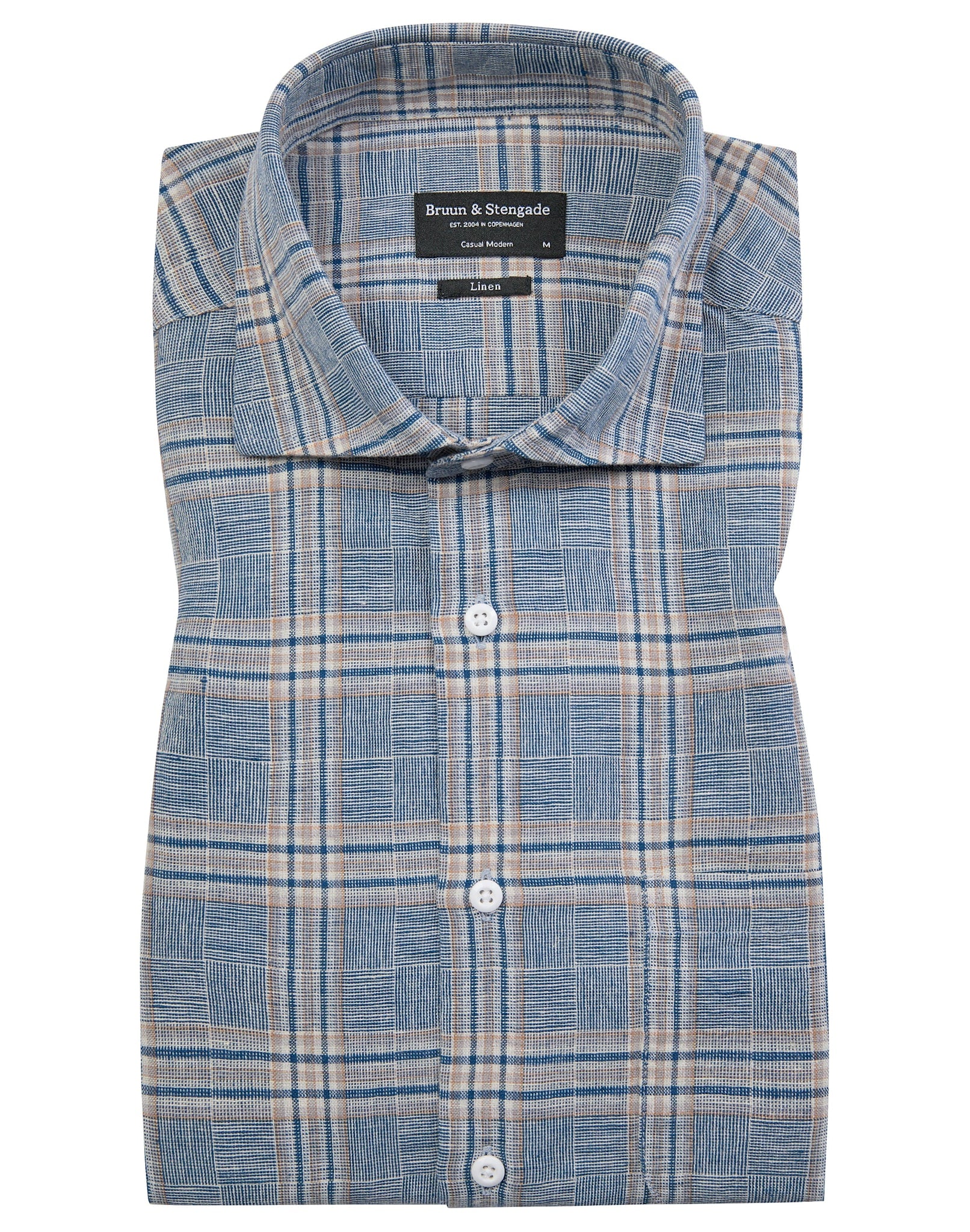 BS Mick Casual Modern Fit Skjorte - Blue