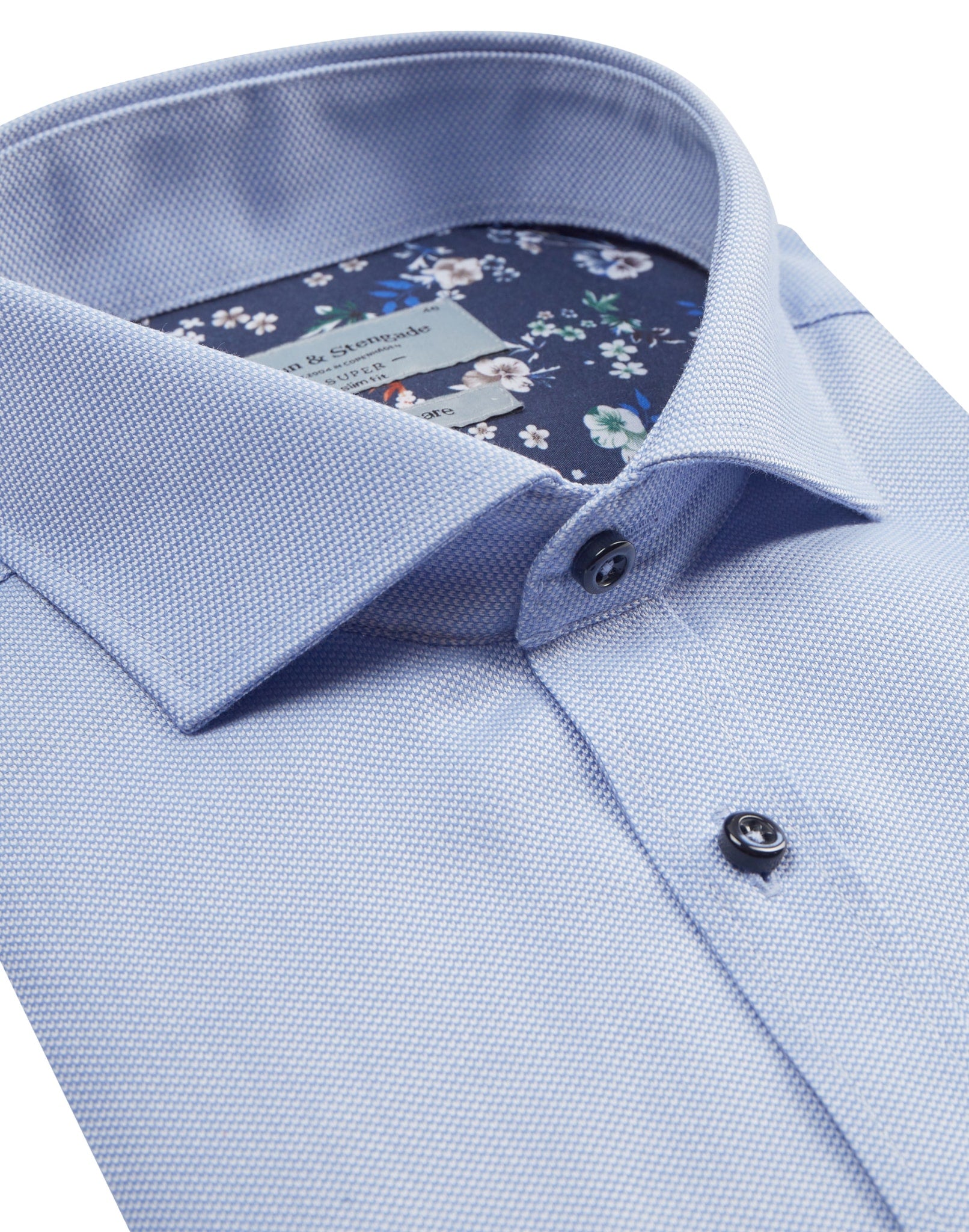 BS Morelo Super Slim Fit Skjorte - Blue