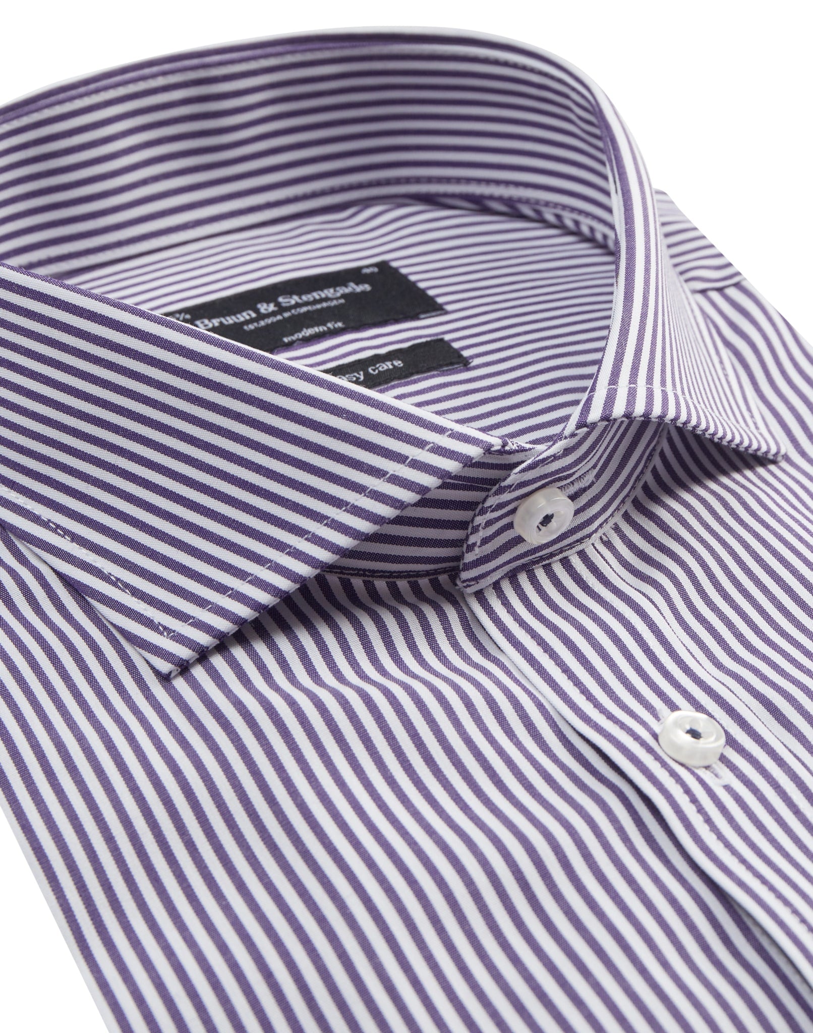 BS Moussa Modern Fit Skjorte - Purple