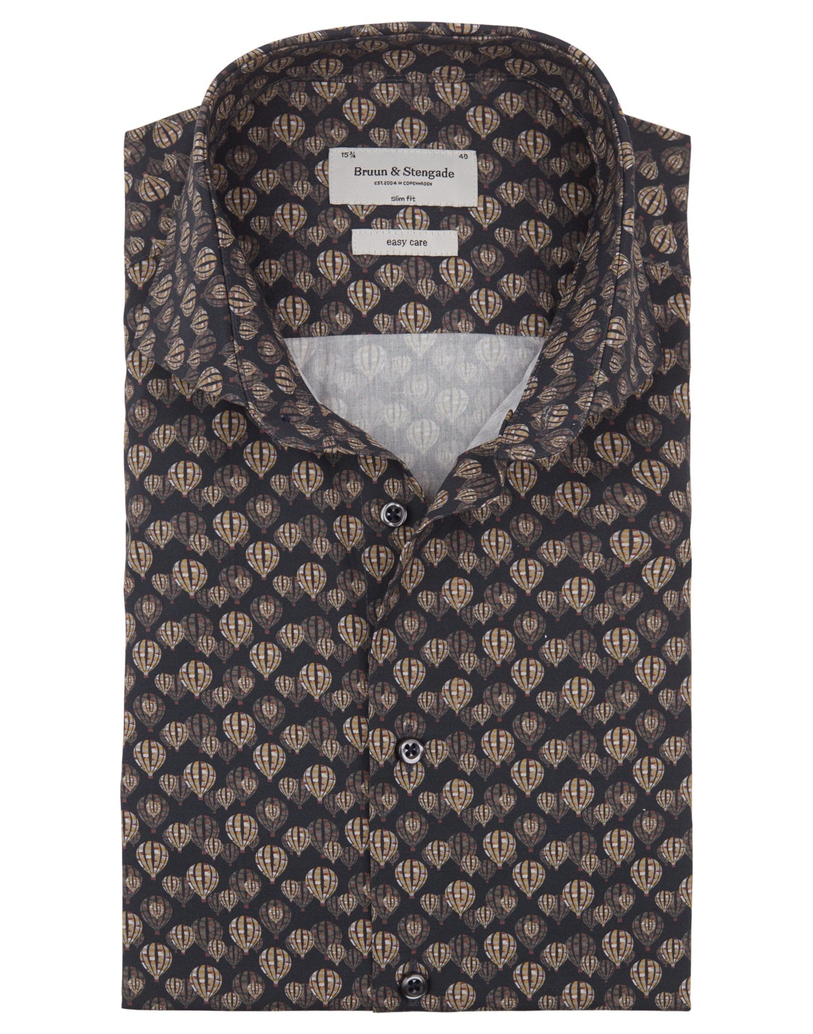 BS Munson Slim Fit Skjorte - Night