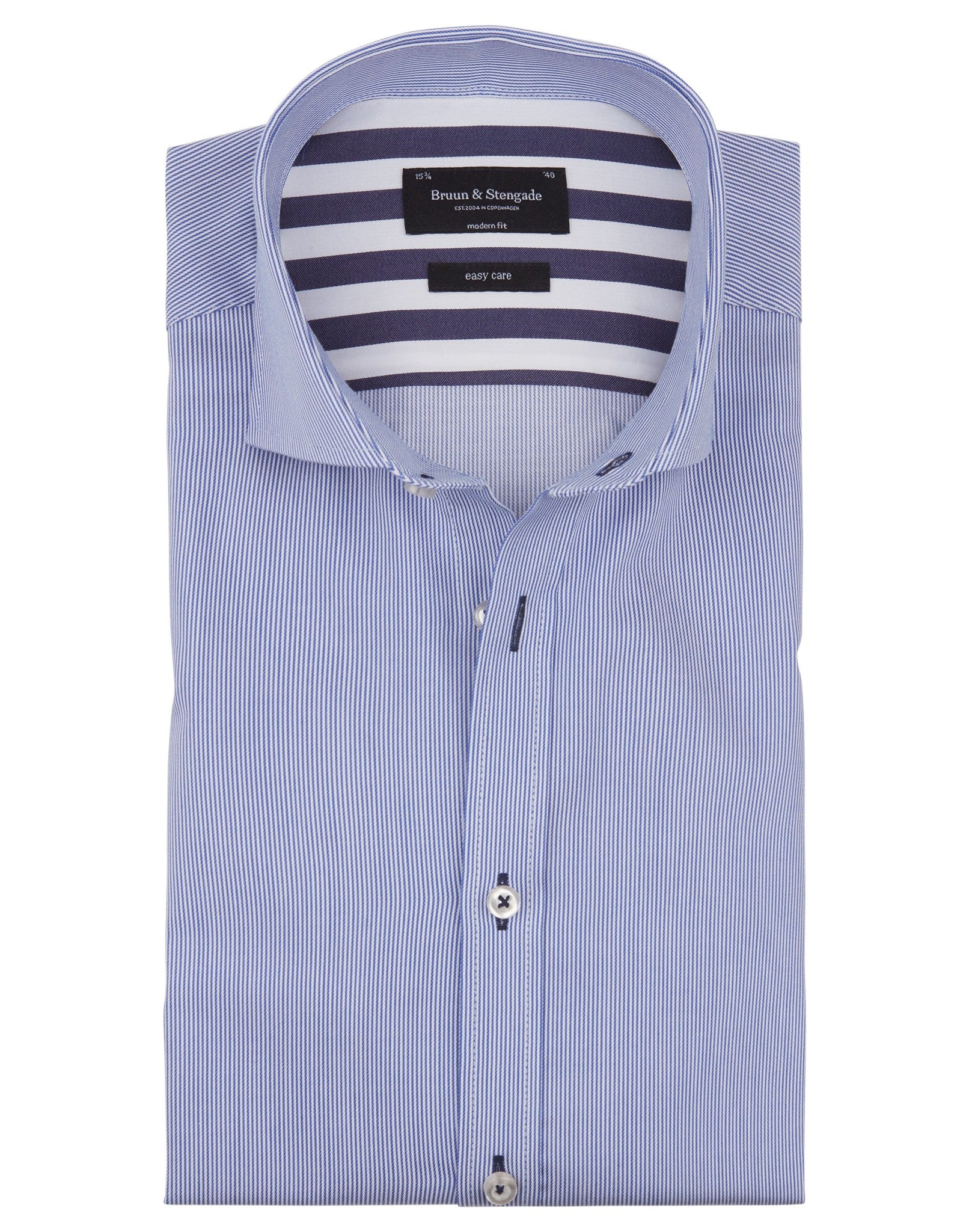 BS Niles Modern Fit Skjorte - Blue