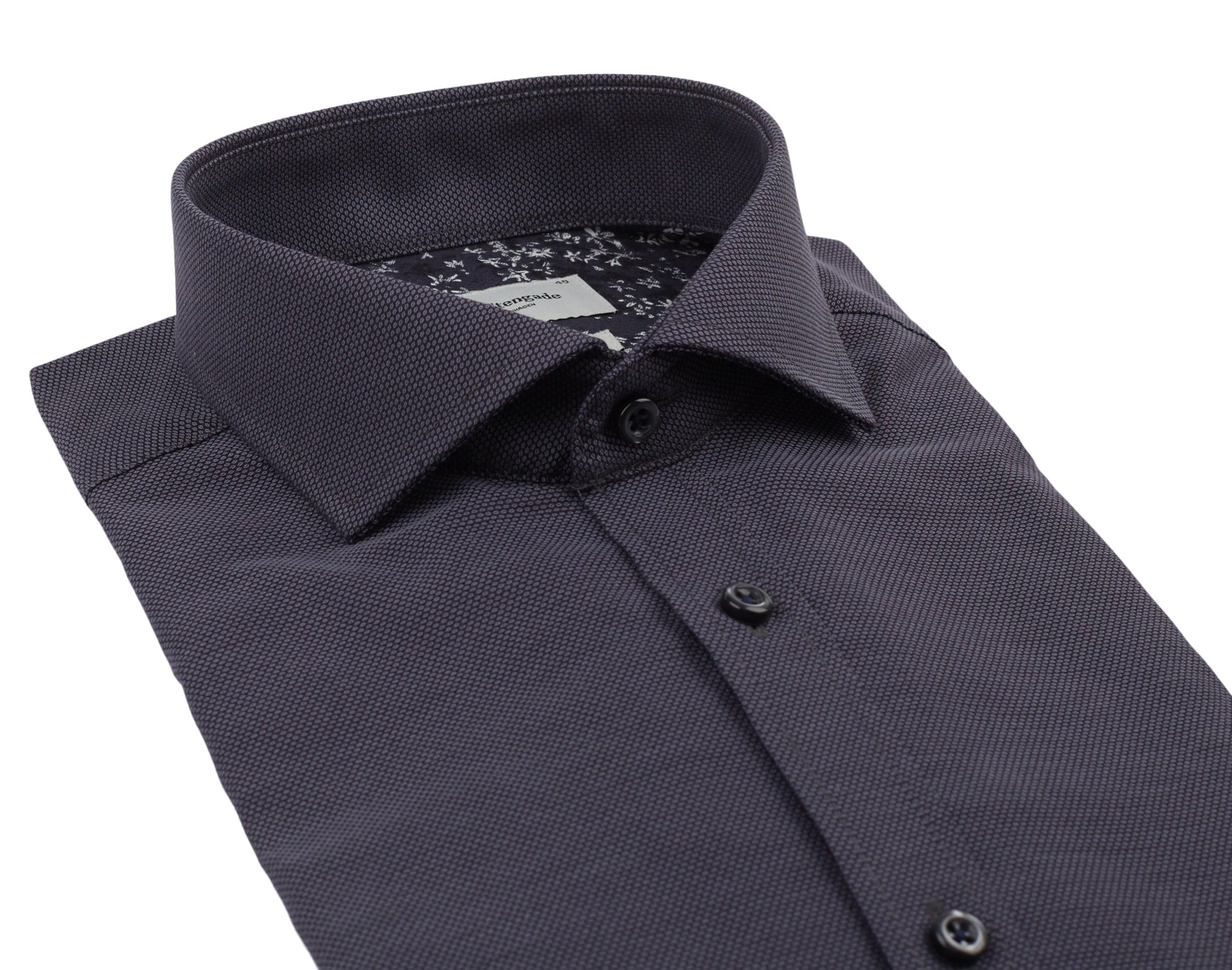 BS Opie Slim Fit Skjorte - Thunder