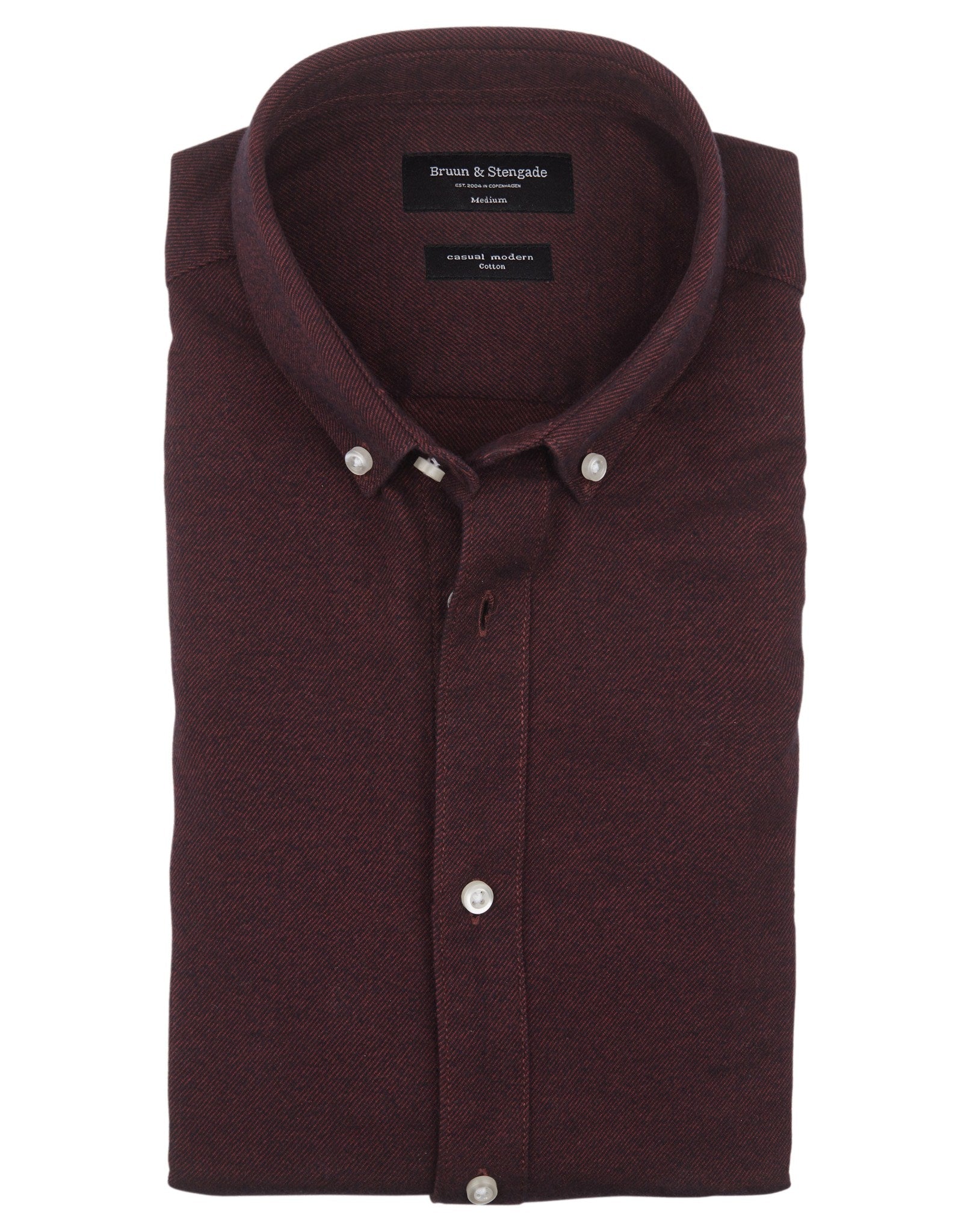 BS Osaka Modern Fit Skjorte - Bordeaux