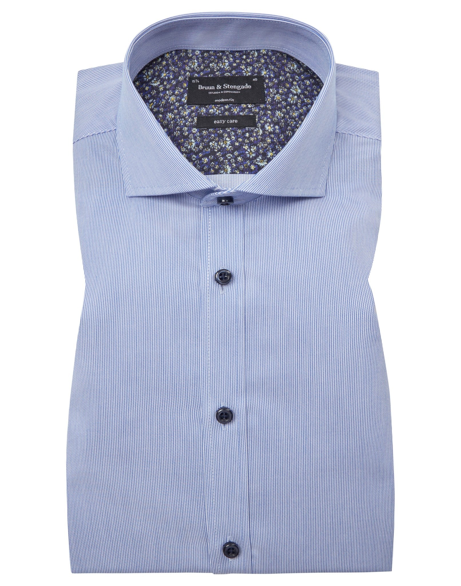 BS Mitrovic Modern Fit Skjorte - Blue