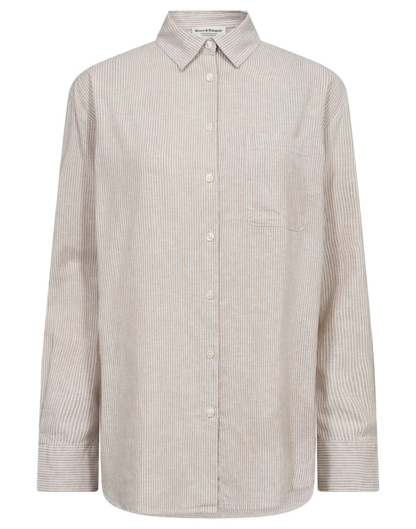 BS Aglaia Regular Fit Shirt - Clay/White