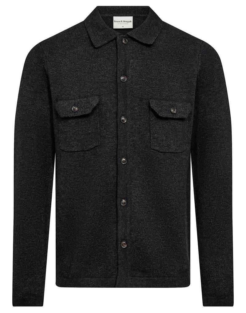 BS Nannak Regular Fit Knitwear - Charcoal