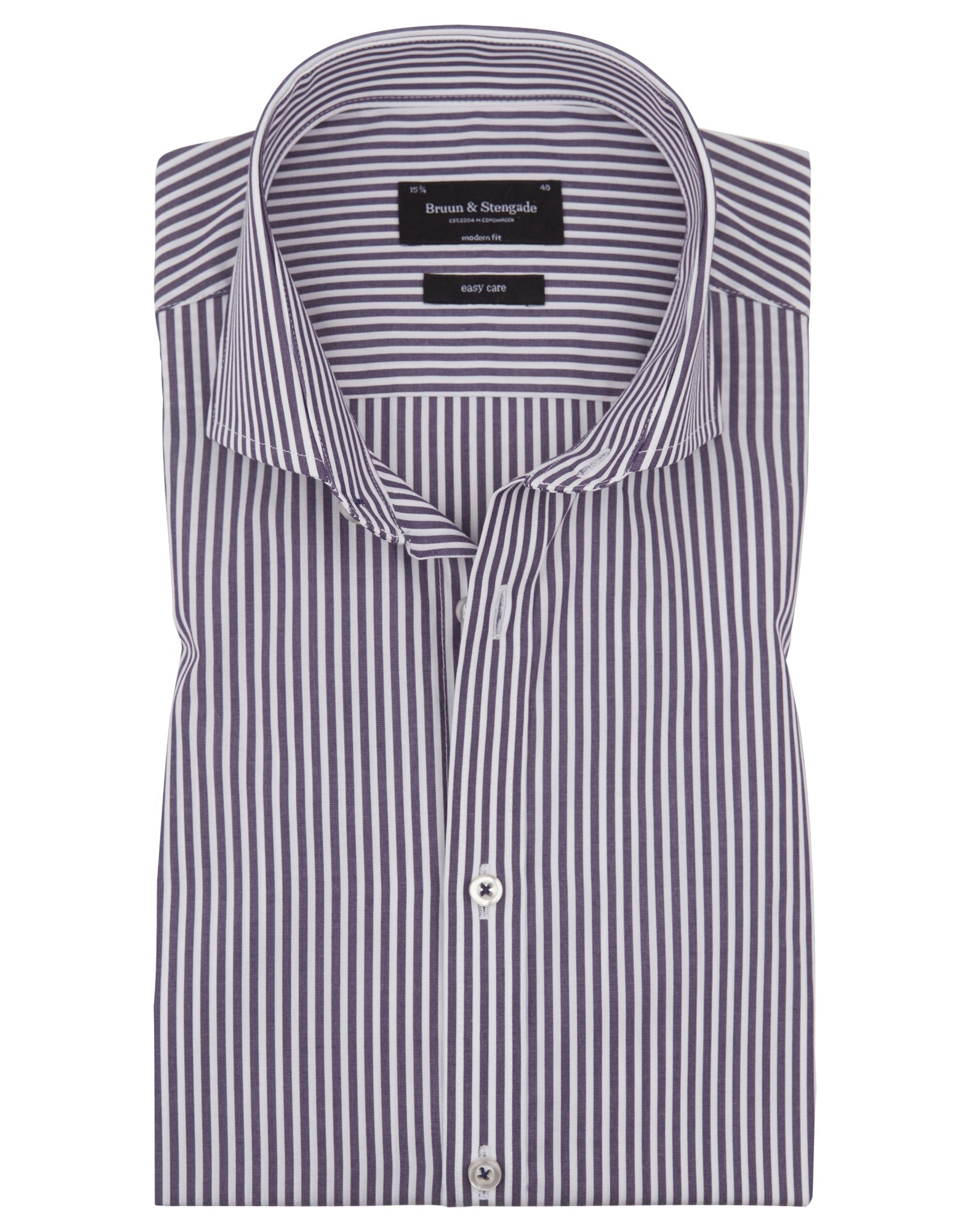 BS Paco Modern Fit Skjorte - Navy