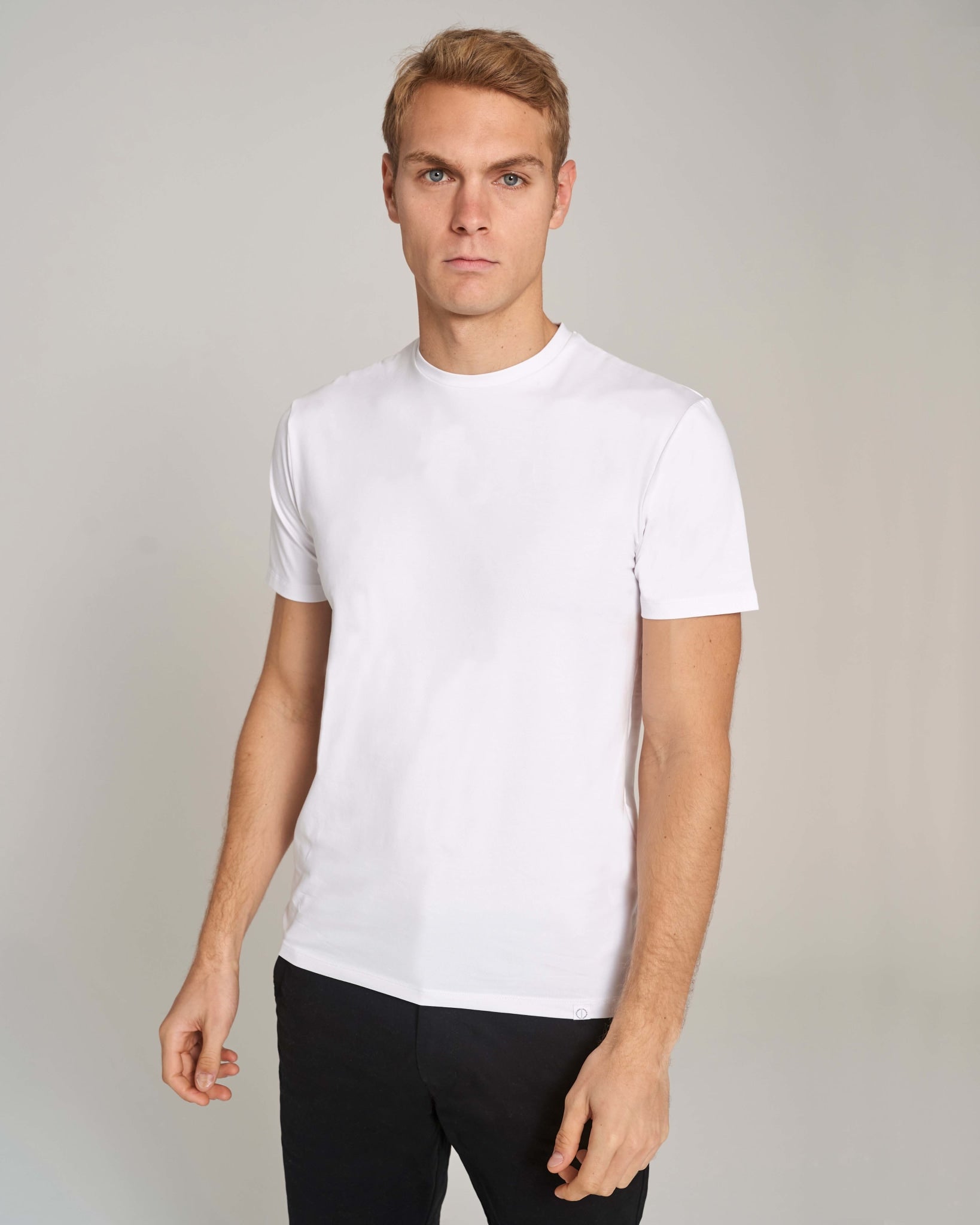 BS Antiqua Regular Fit T-Shirt - White & Black