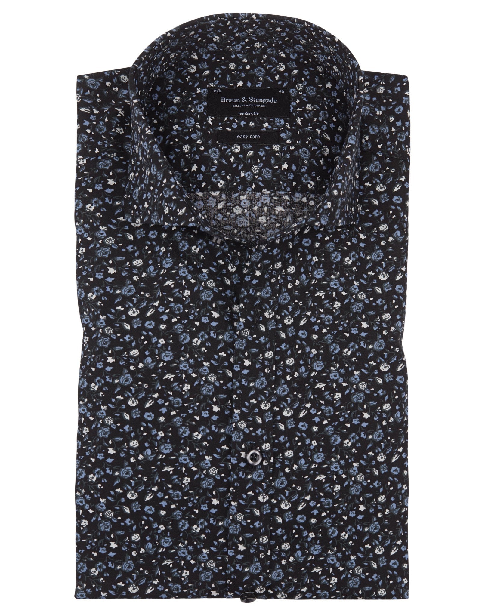 BS Pavard Modern Fit Skjorte - Black