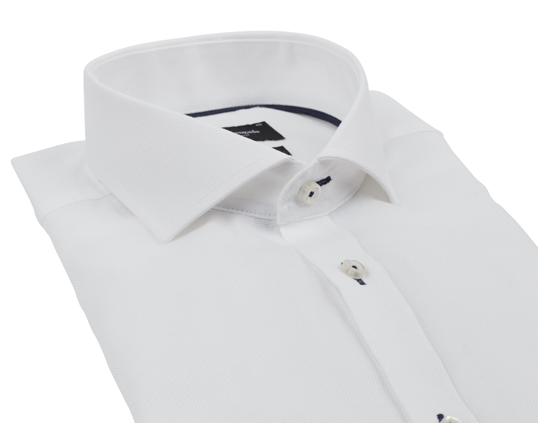 BS Pom Modern Fit Skjorte - White