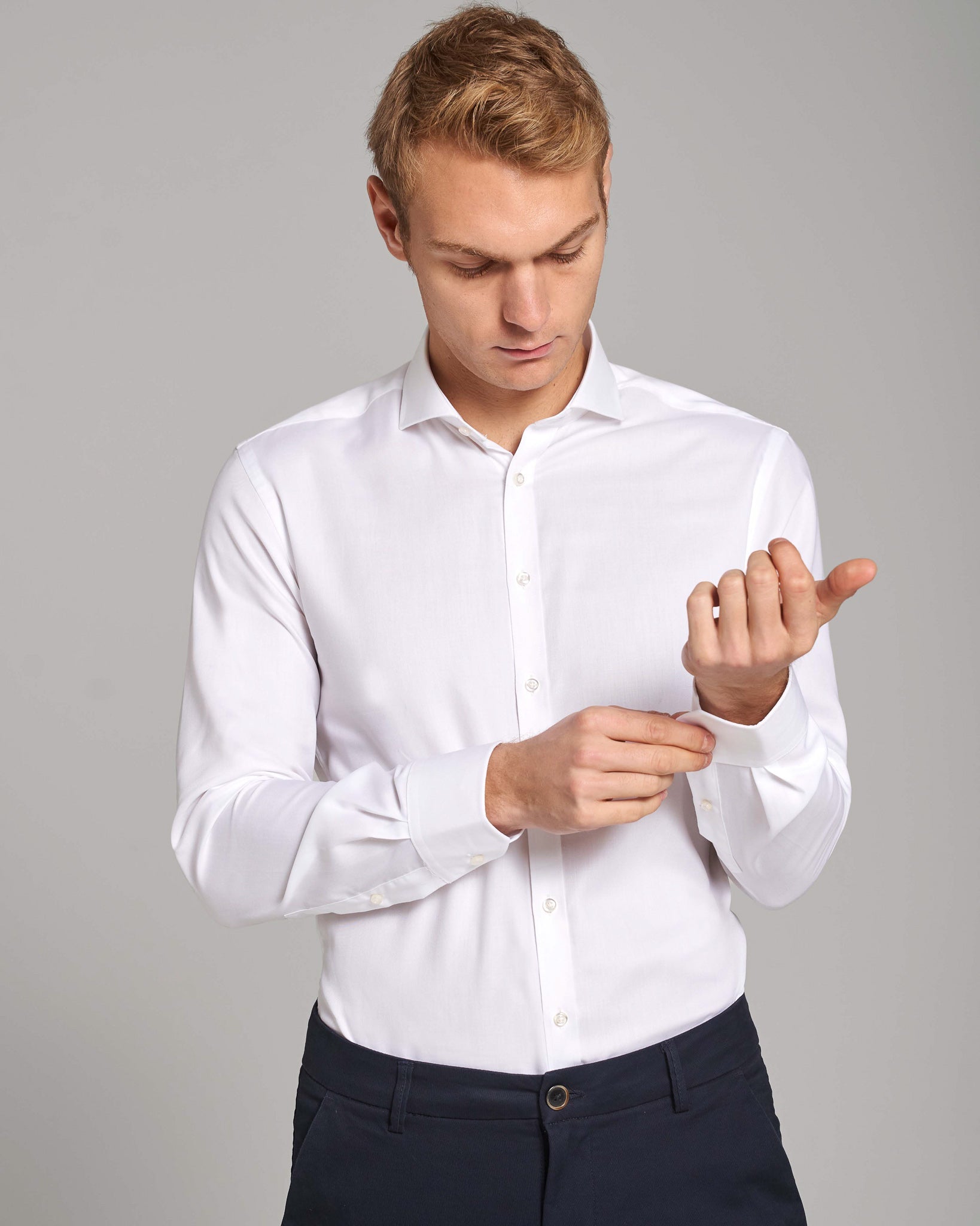 BS Raphael Modern Fit Shirt - White