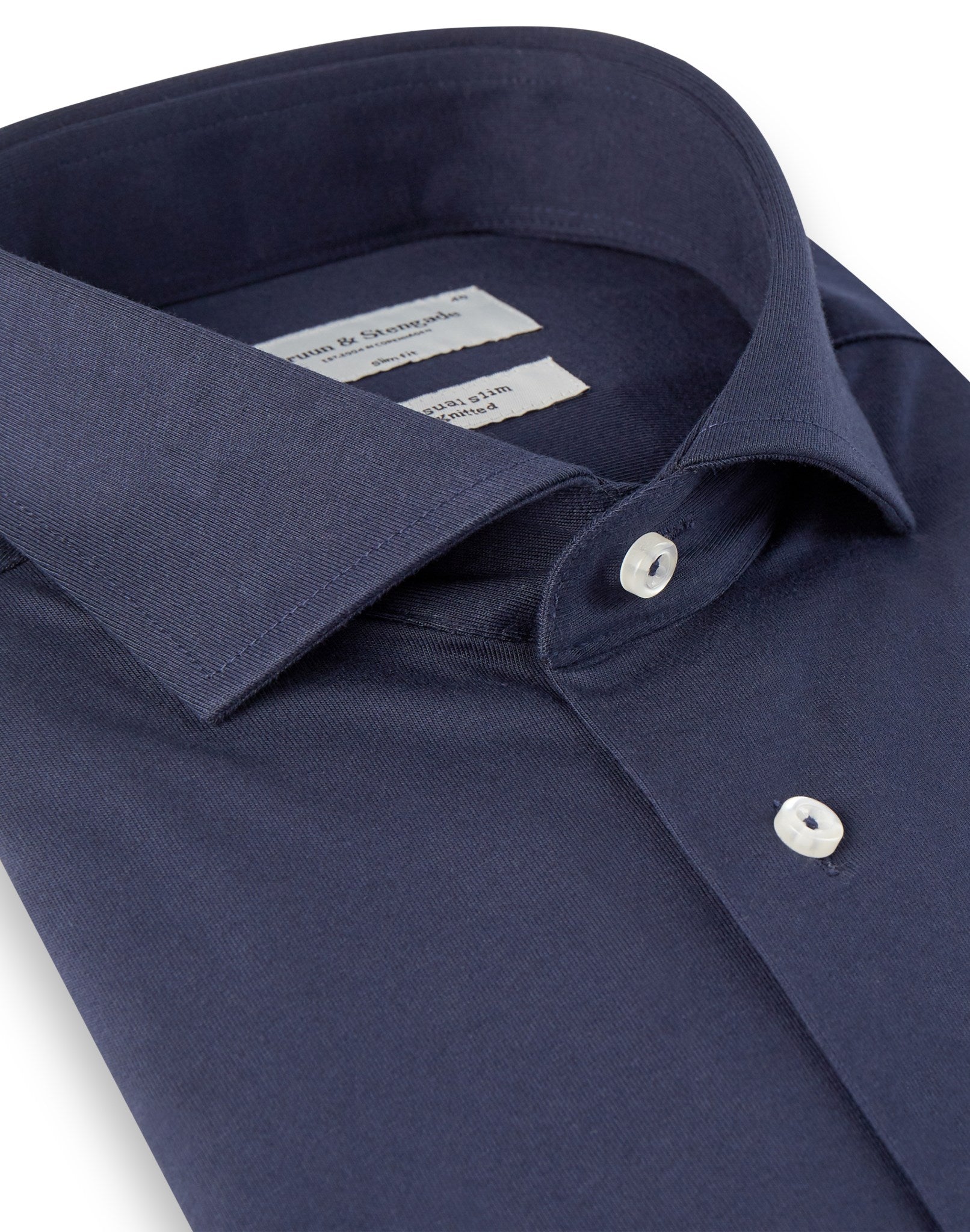 BS Etna Slim Fit Skjorte - Navy