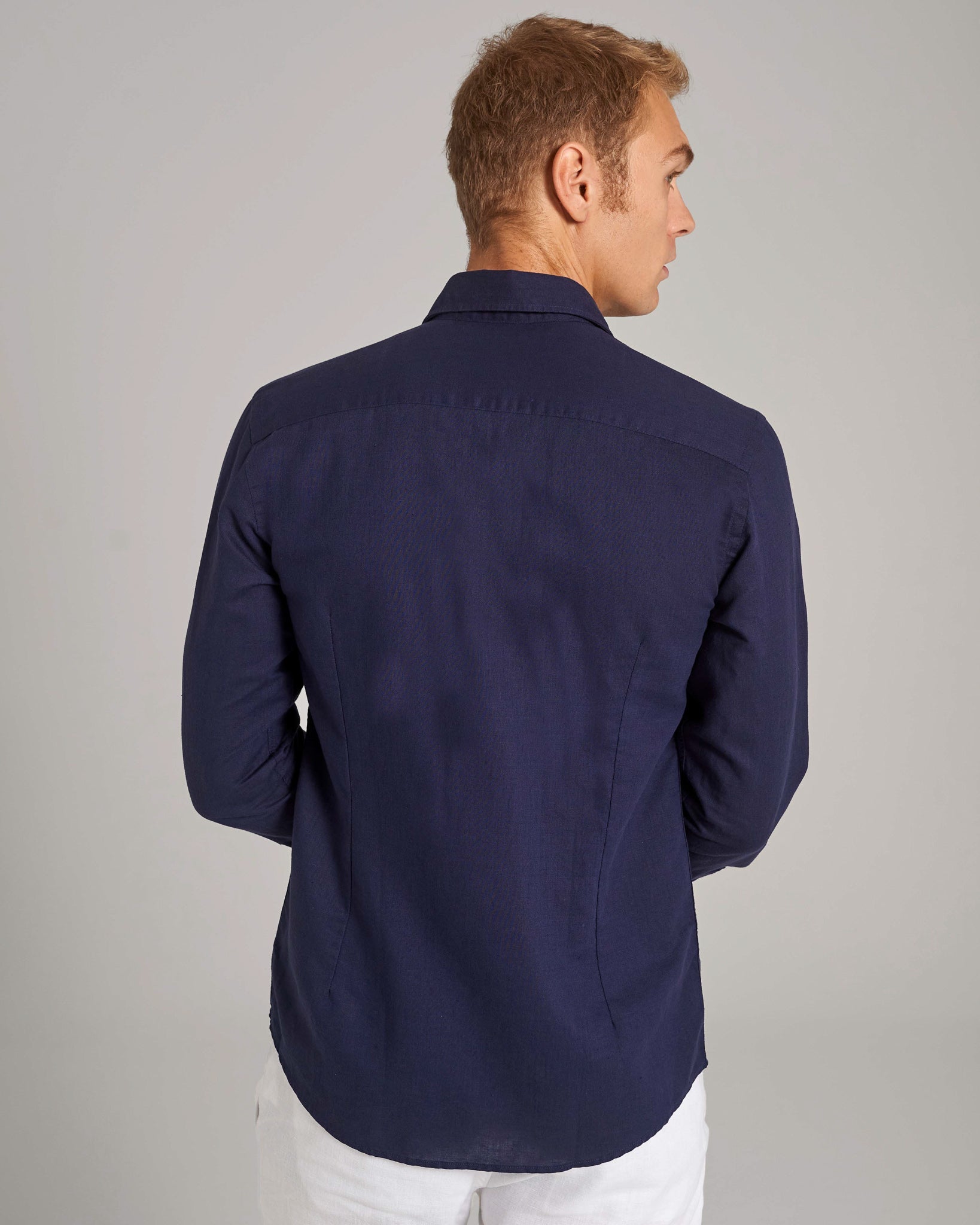 BS Daniel Casual Modern Fit Skjorte - Navy