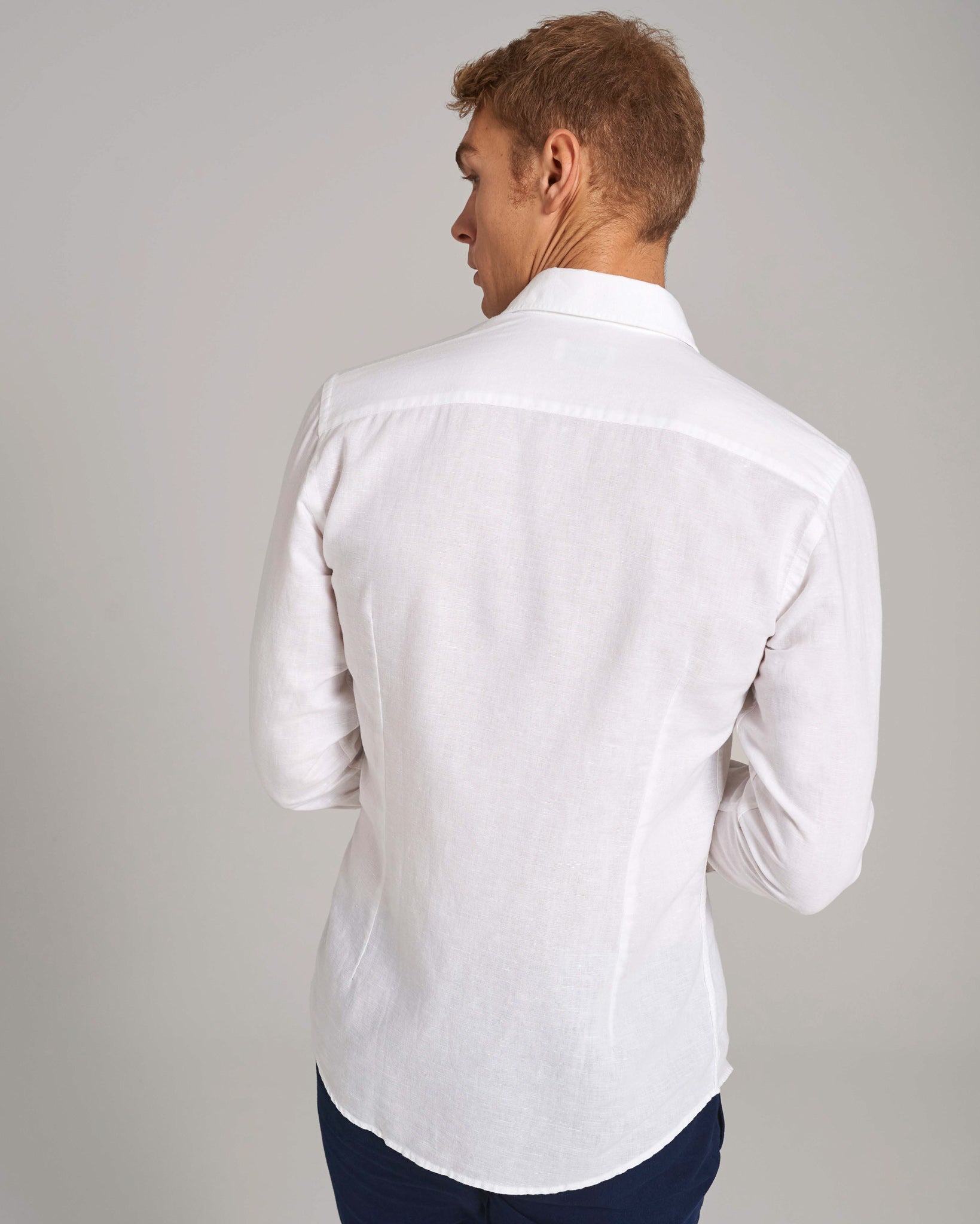 BS Daniel Casual Modern Fit Skjorte - White