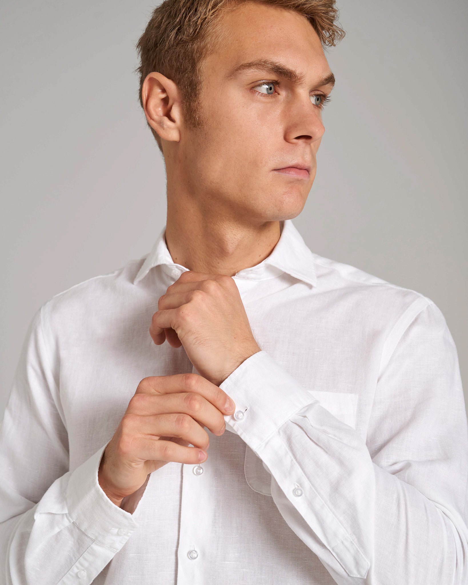 BS Daniel Casual Modern Fit Skjorte - White