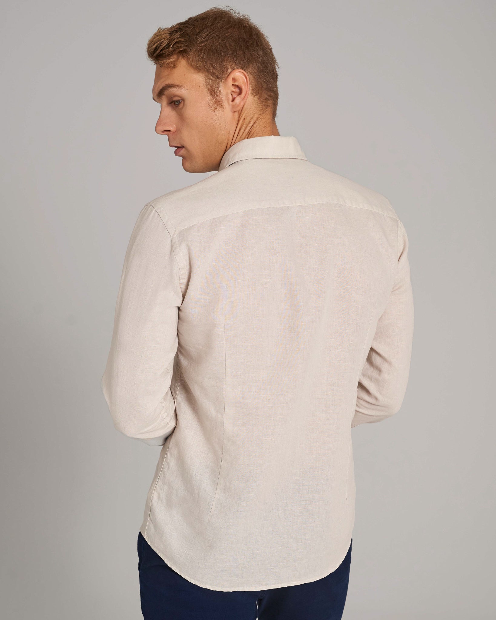 BS Daniel Casual Modern Fit Skjorte - Sand