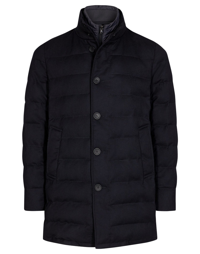 BS Richmond regular fit coat - Navy