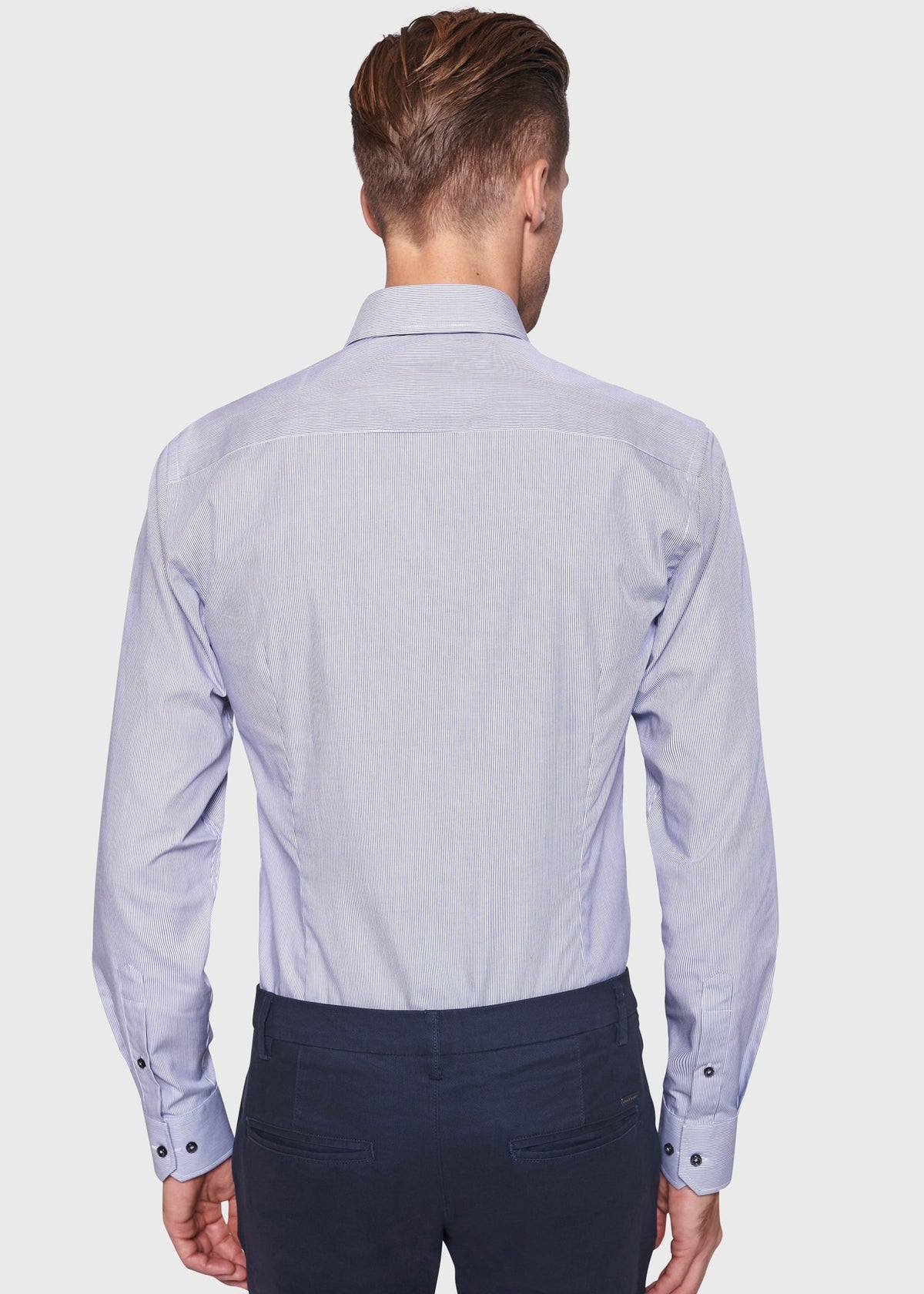 BS Ridley Slim Fit Shirt Blue - Blue