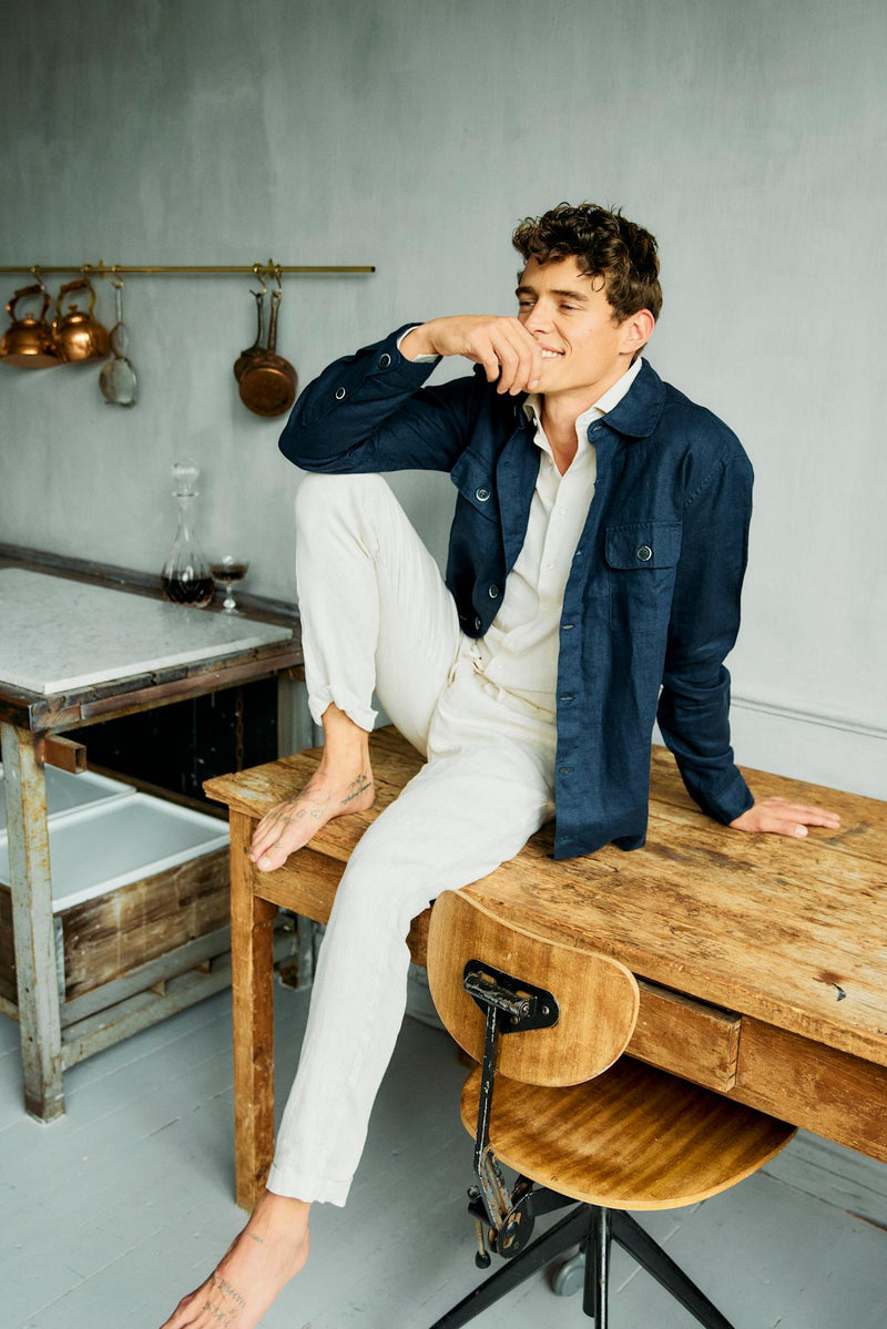 BS Adamos Overshirt - Navy