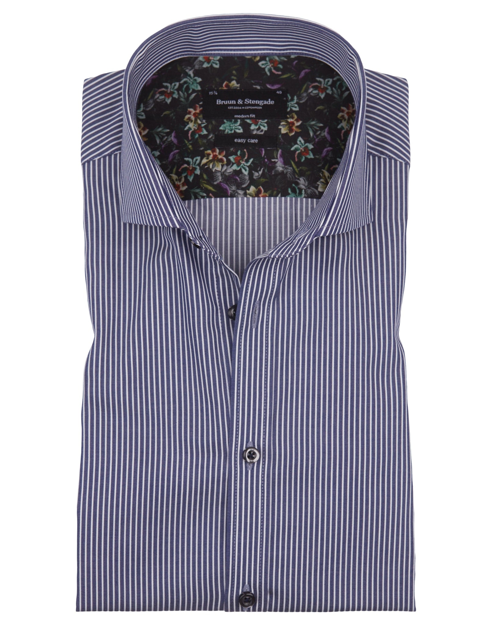 BS Sancho Modern Fit Skjorte - Navy