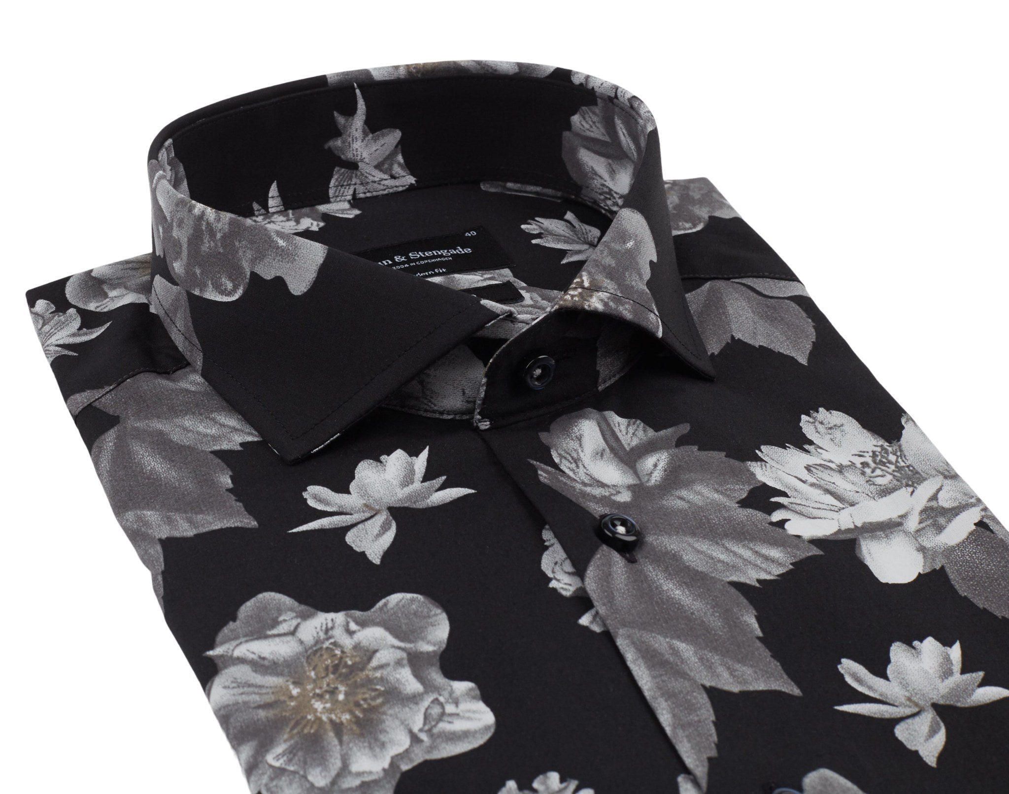 BS Son Modern Fit Skjorte - Black