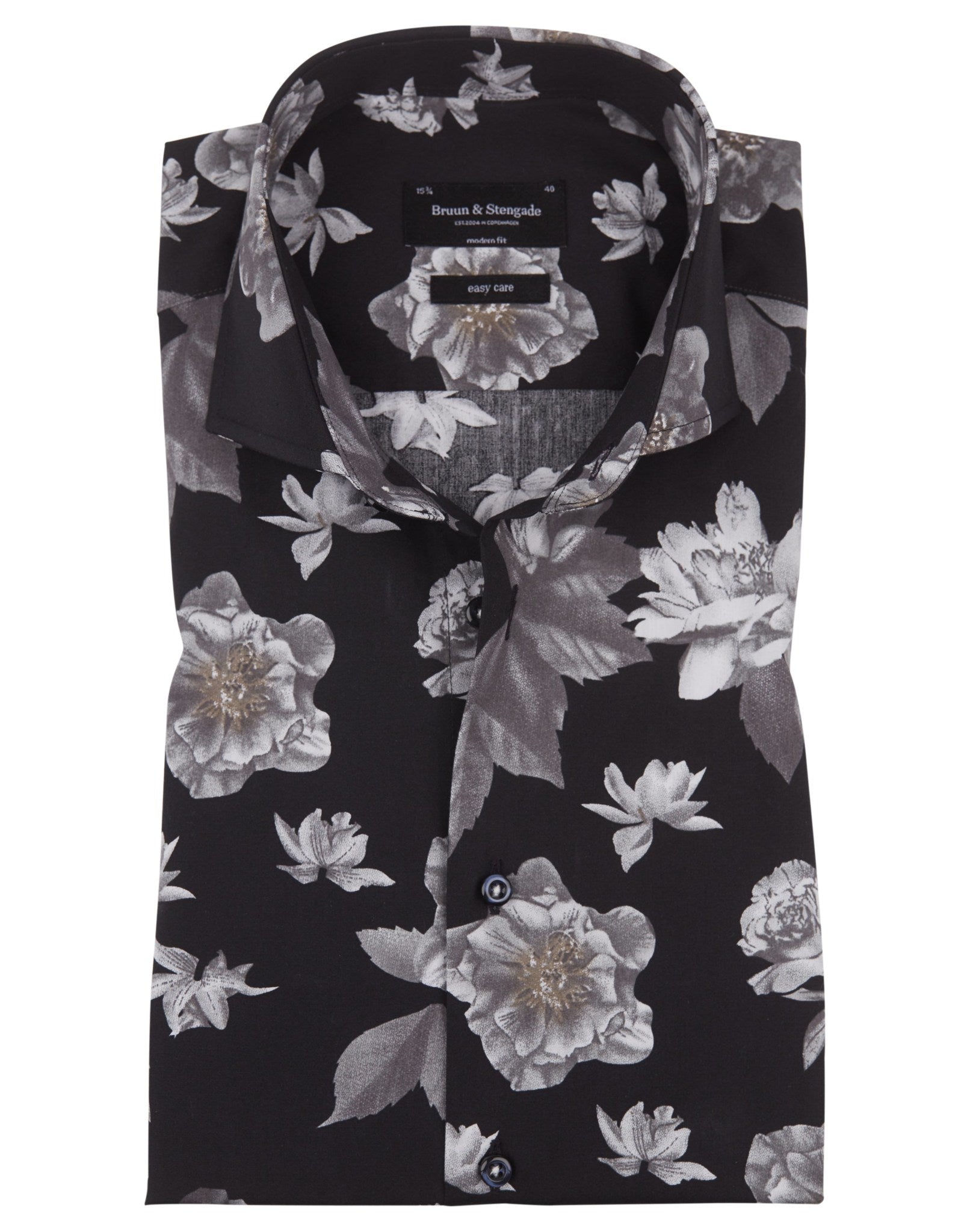 BS Son Modern Fit Skjorte - Black