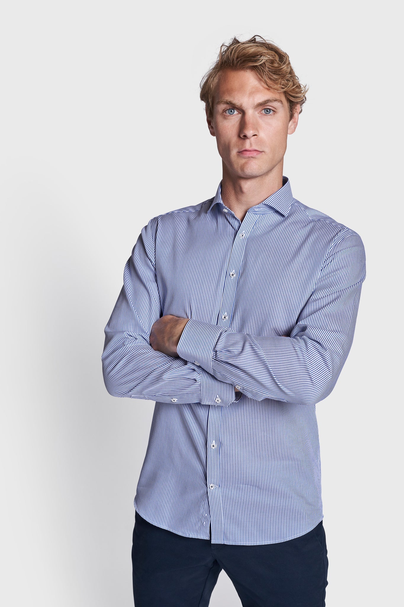 BS Tammy Modern Fit Skjorte - Blue