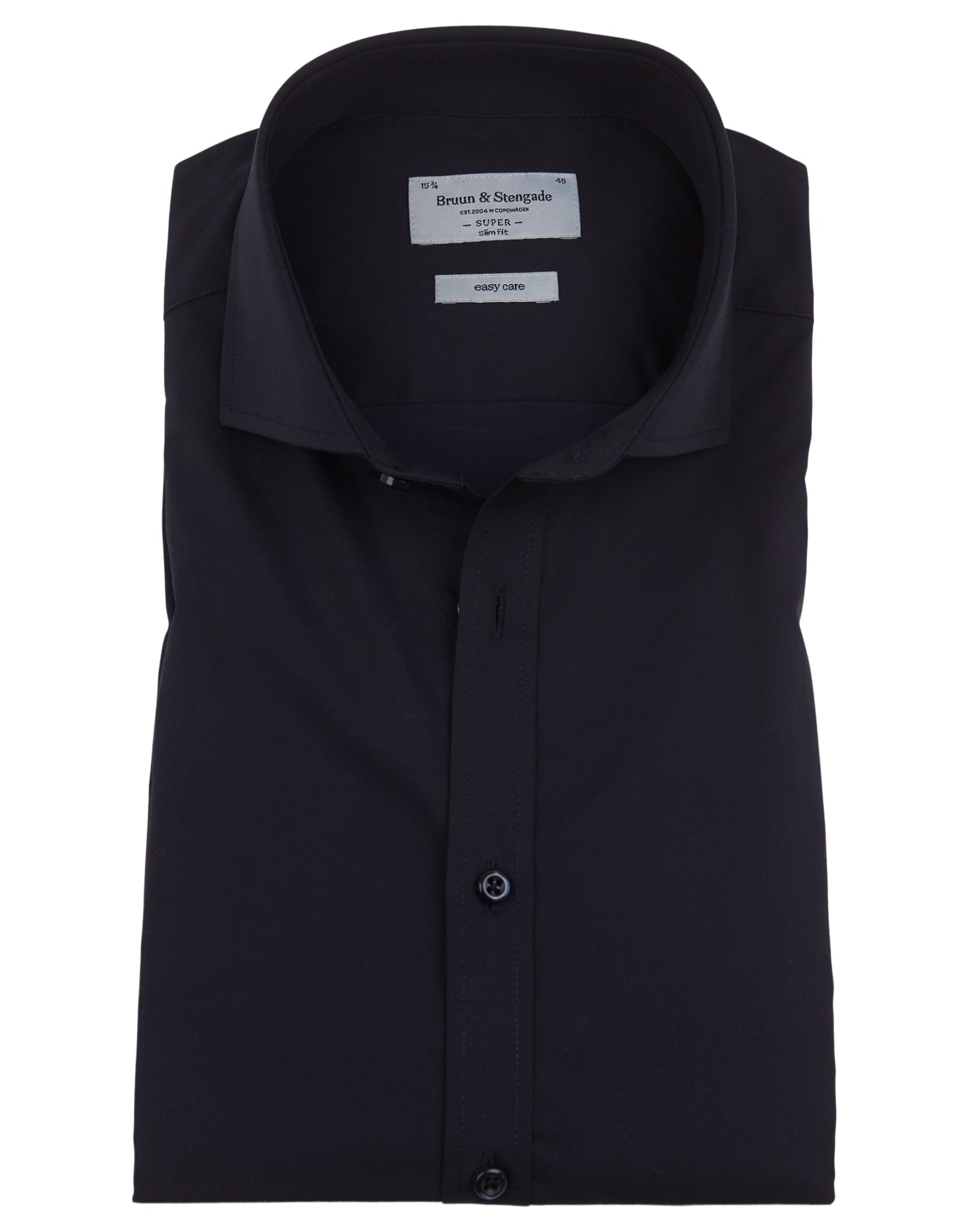 BS Tucker Super Slim Fit Skjorte - Navy