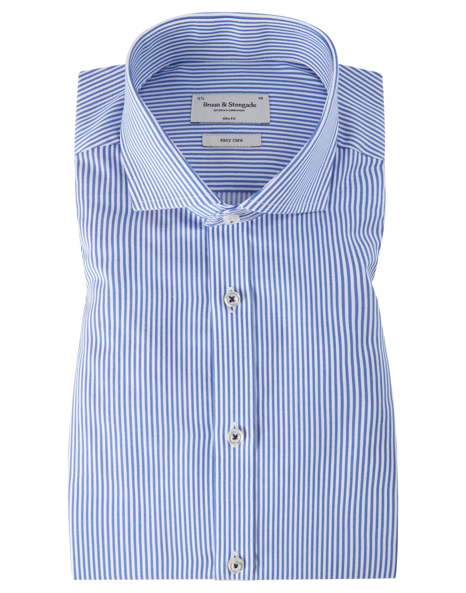 BS Ullrich Slim Fit Skjorte - Blue