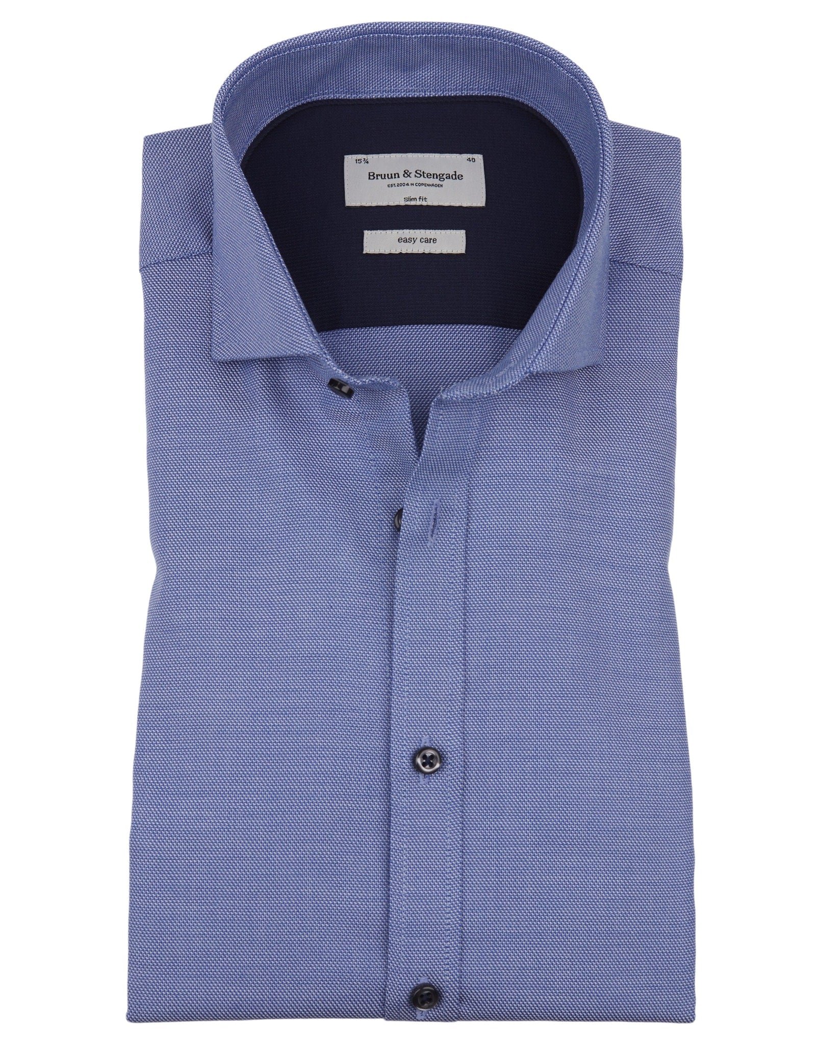 BS Unser Slim Fit Skjorte - Blue