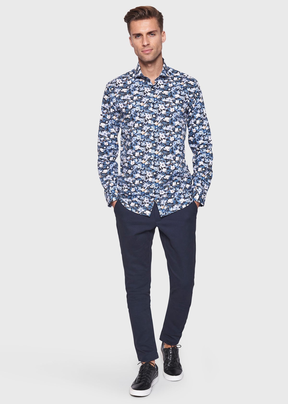 BS Vance Slim Fit Shirt - Blue
