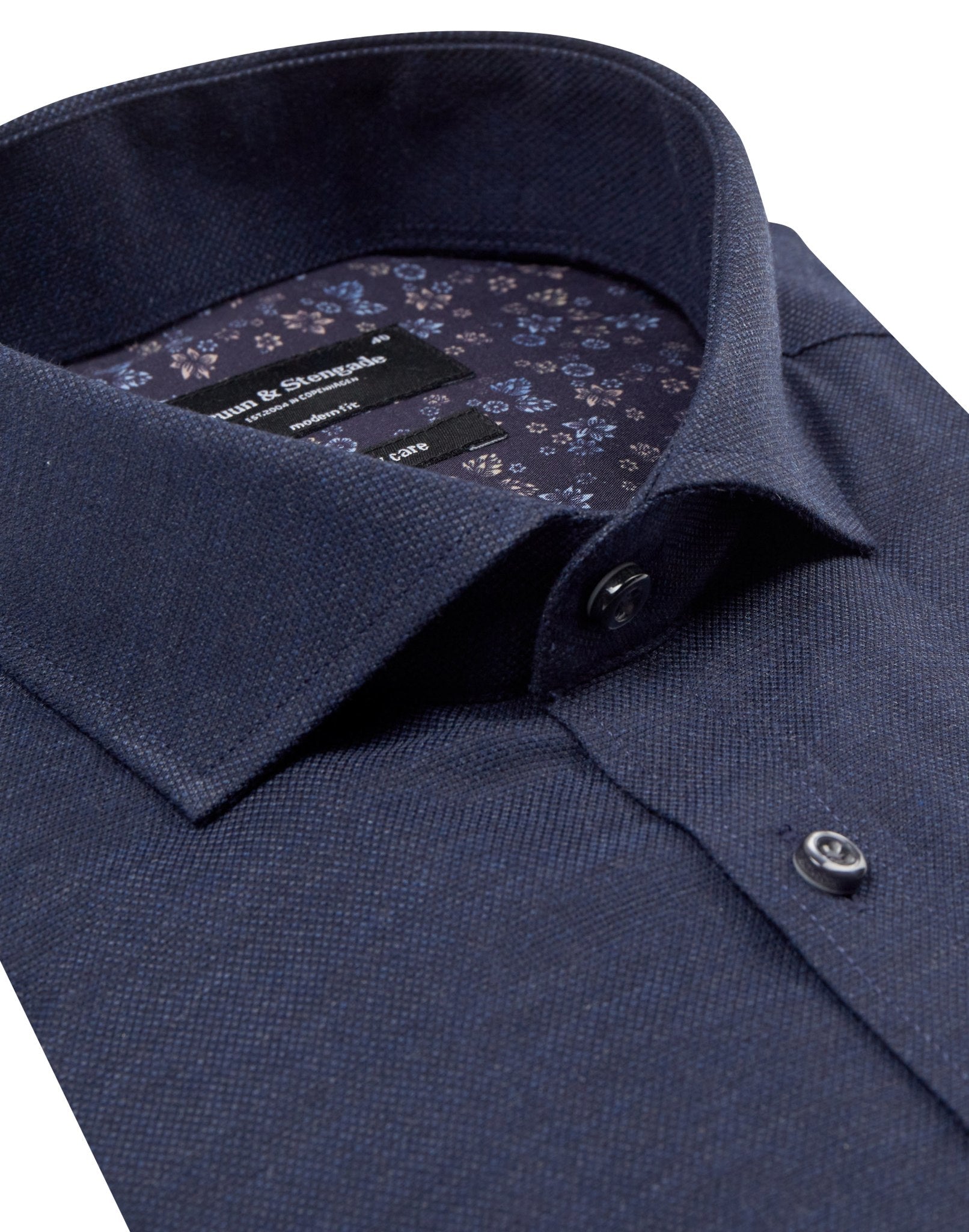 BS Vedal Modern Fit Skjorte - Thunder