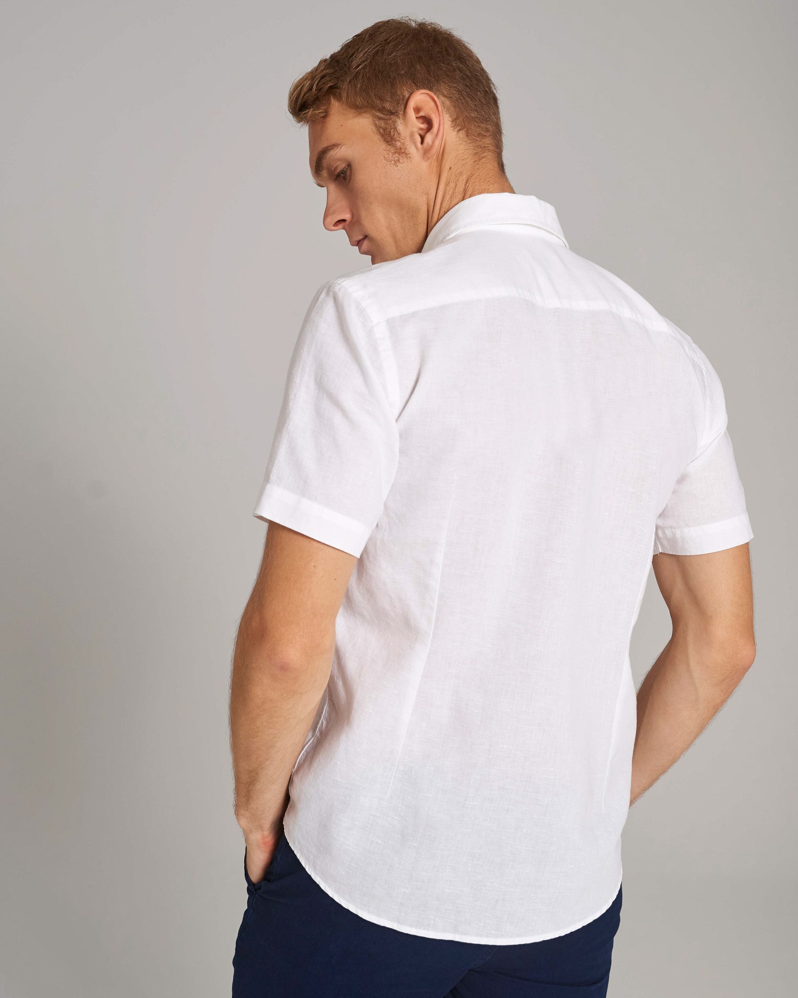 BS Max Casual Modern Fit Skjorte - White