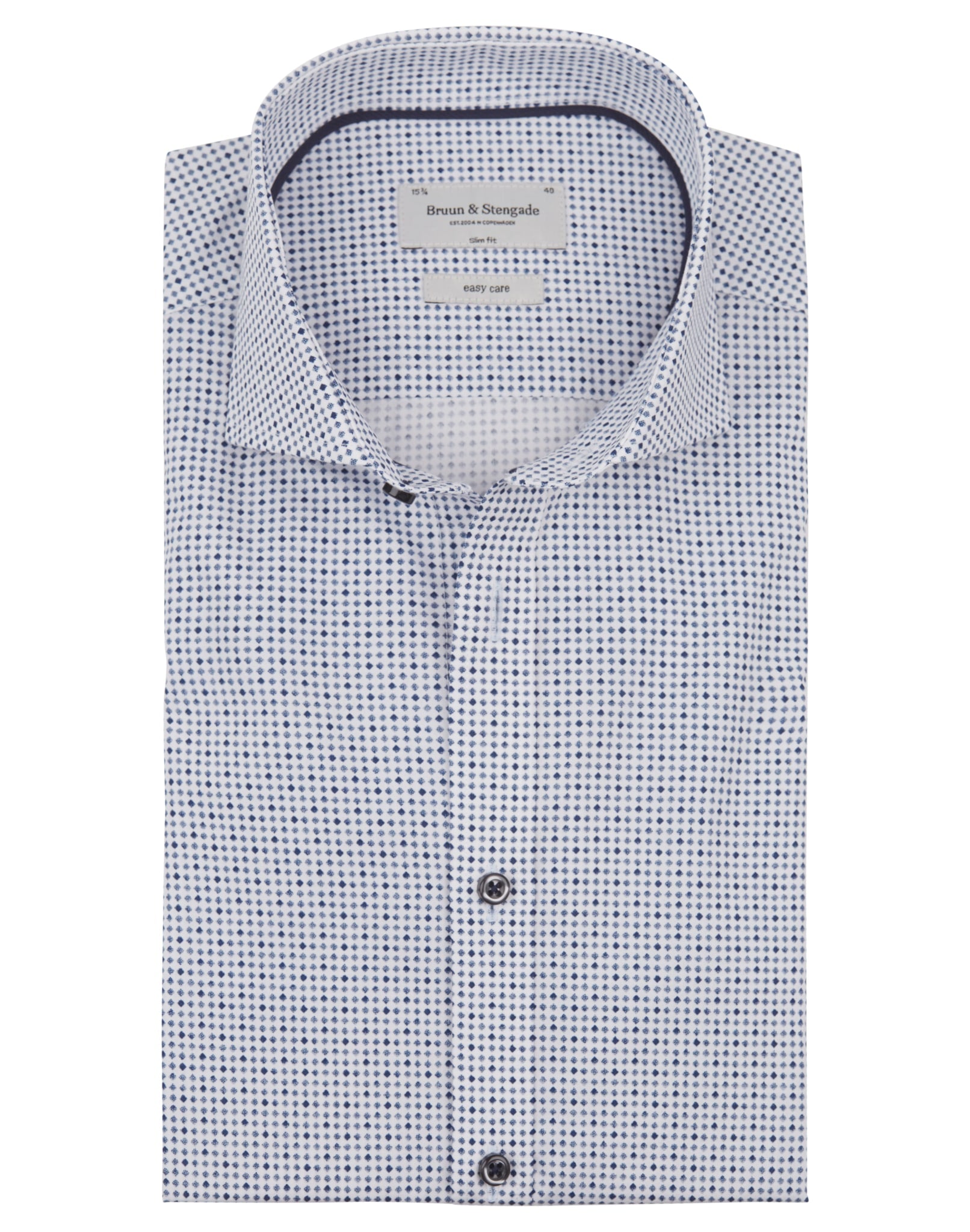 BS Wayne Slim Fit Skjorte - White