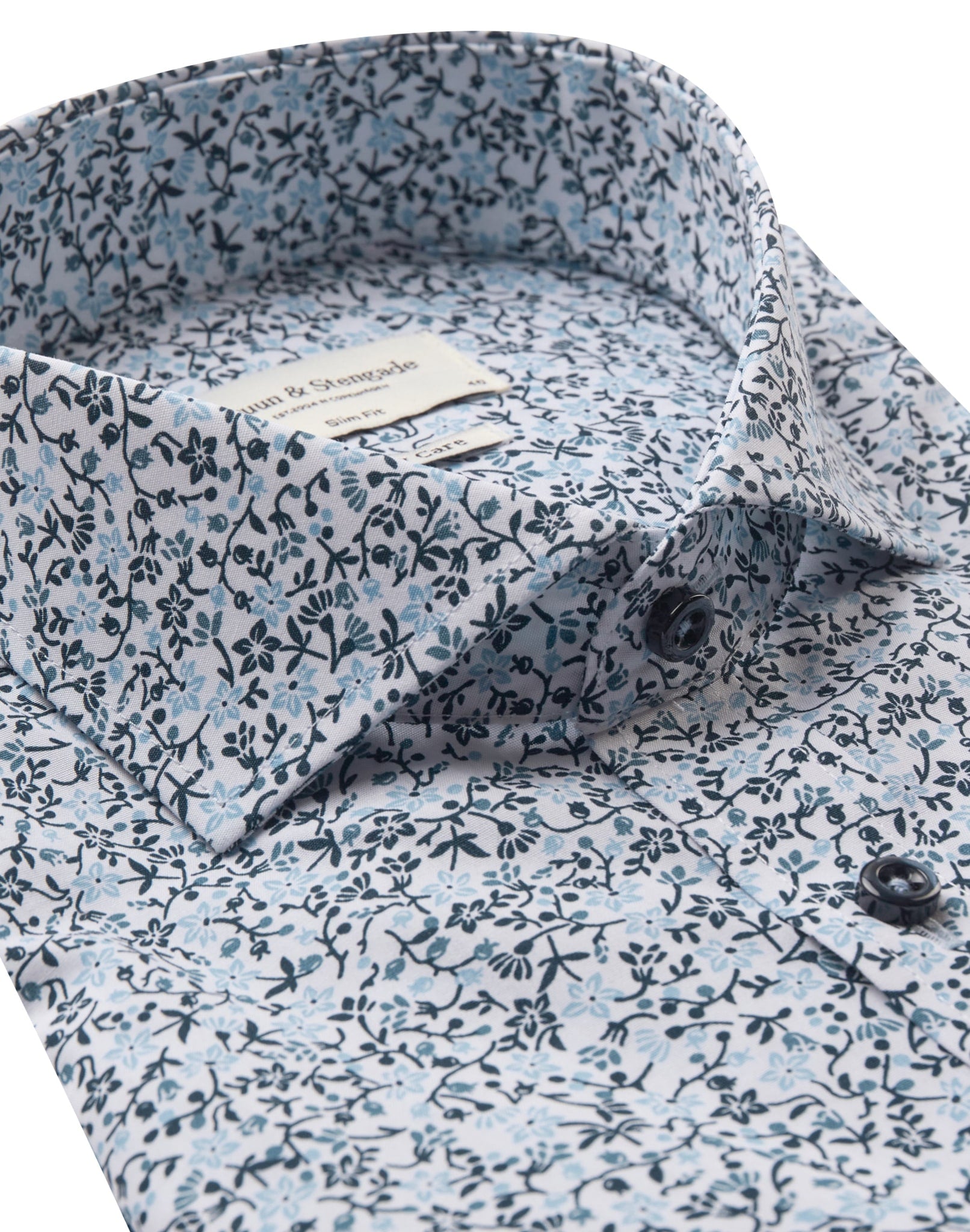 BS Weak Slim Fit Skjorte - Blue