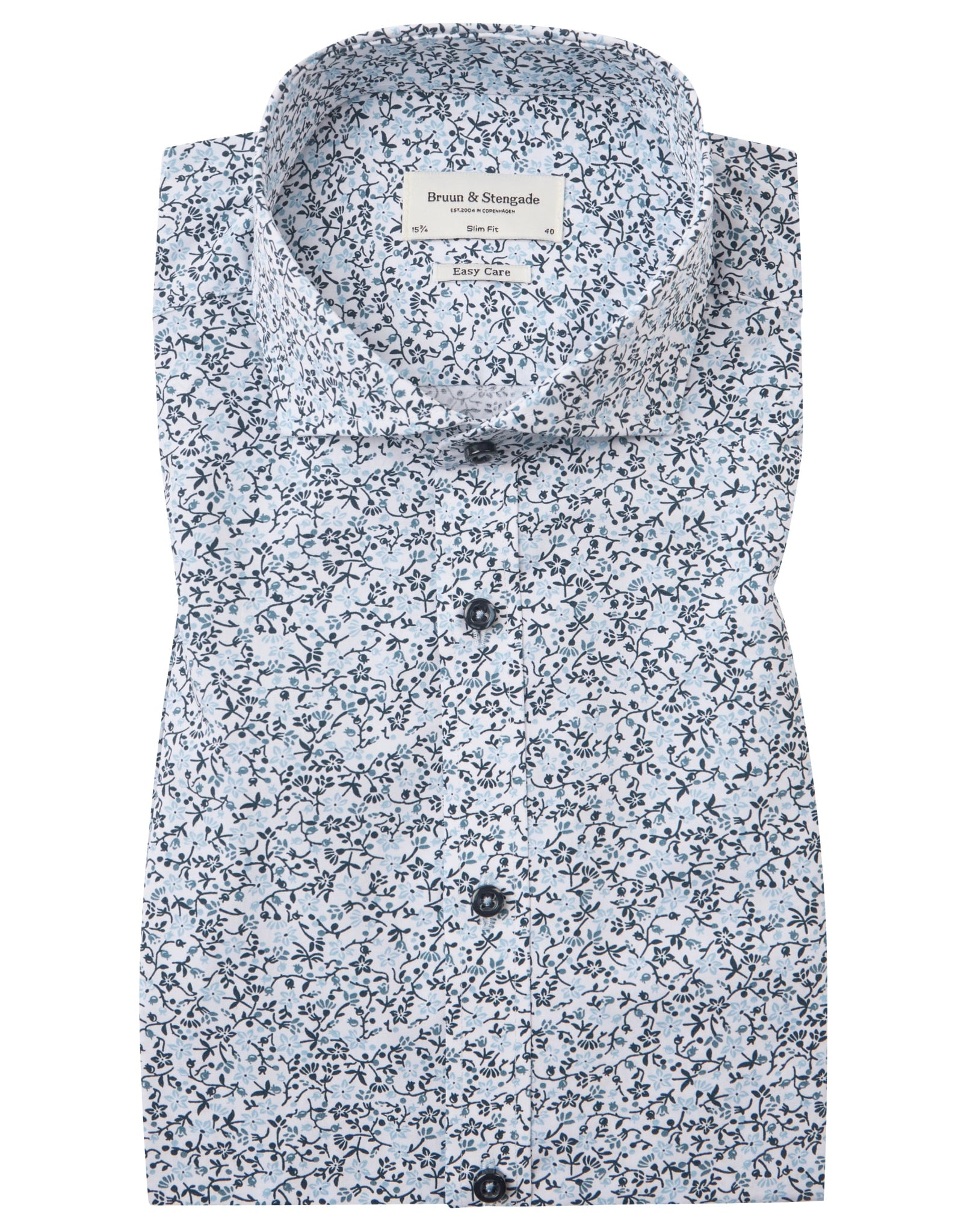 BS Weak Slim Fit Skjorte - Blue