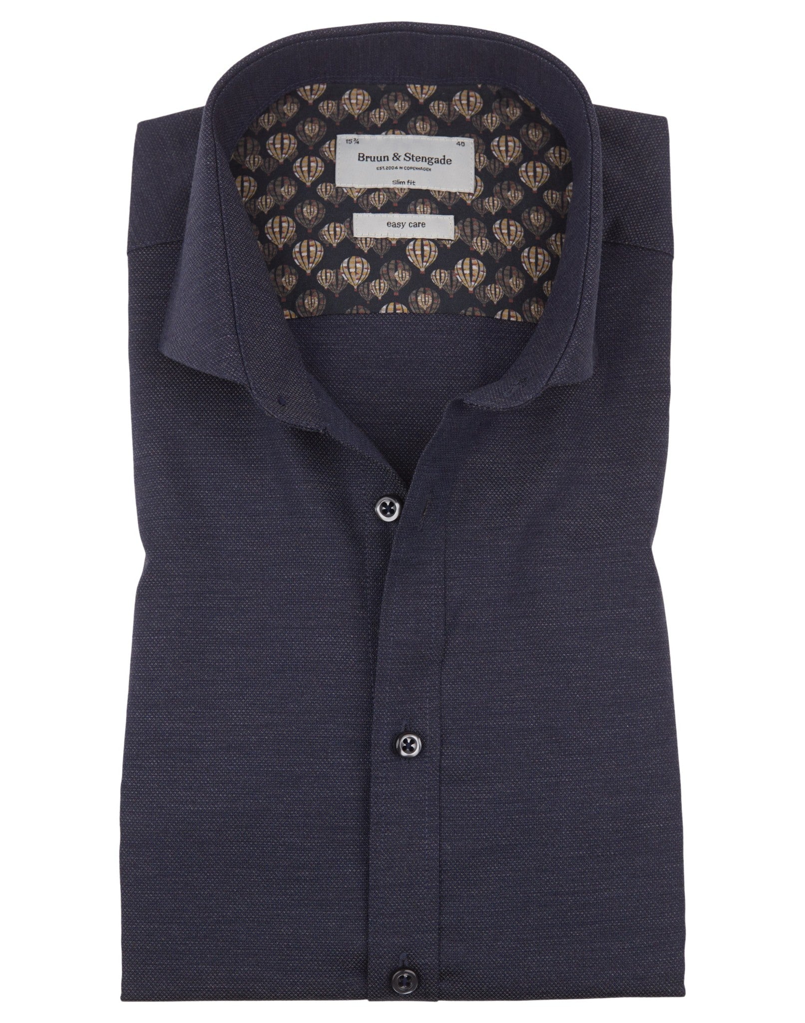 BS Wendy Slim Fit Skjorte - Navy