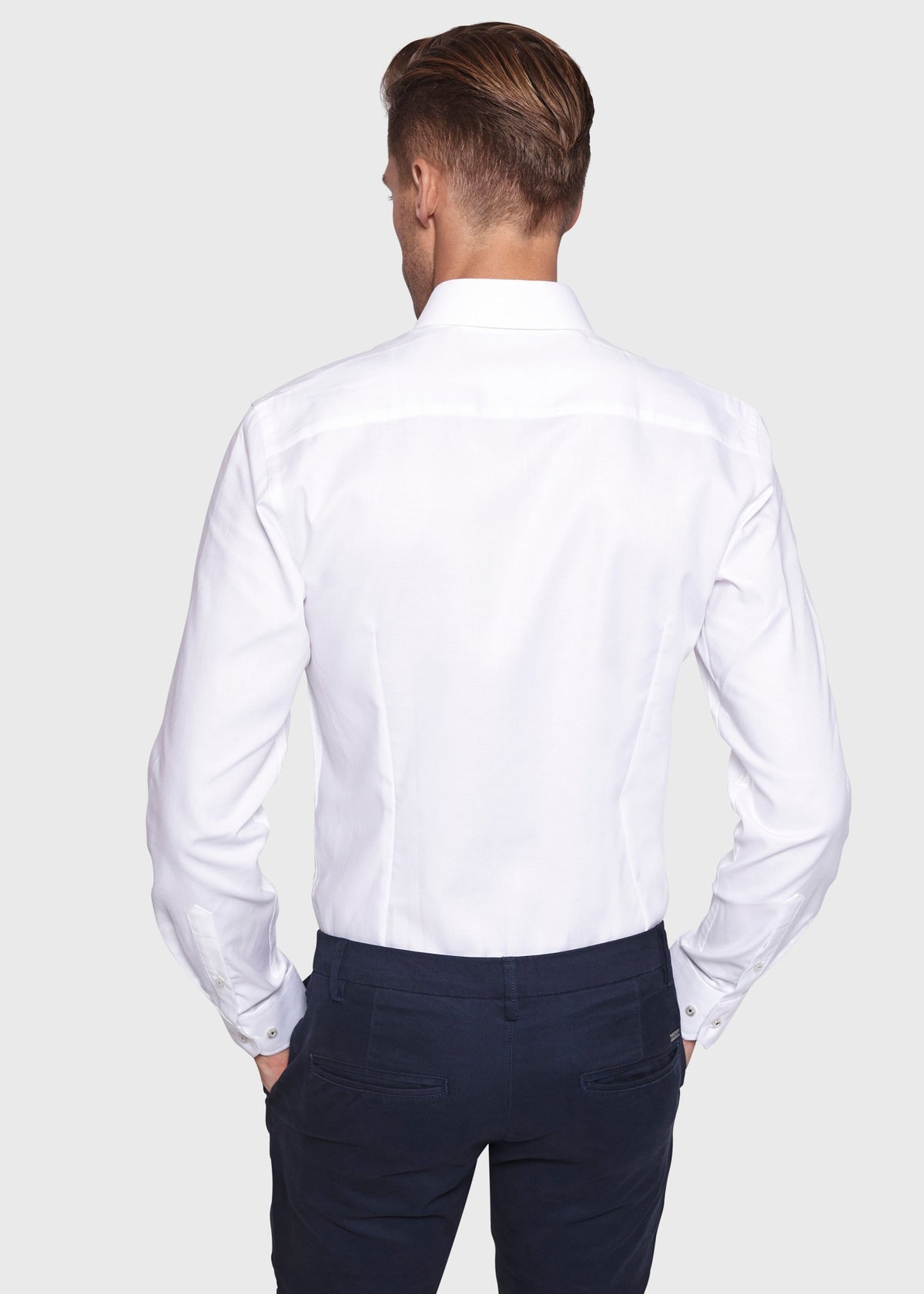 BS Weston Slim Fit Shirt - White