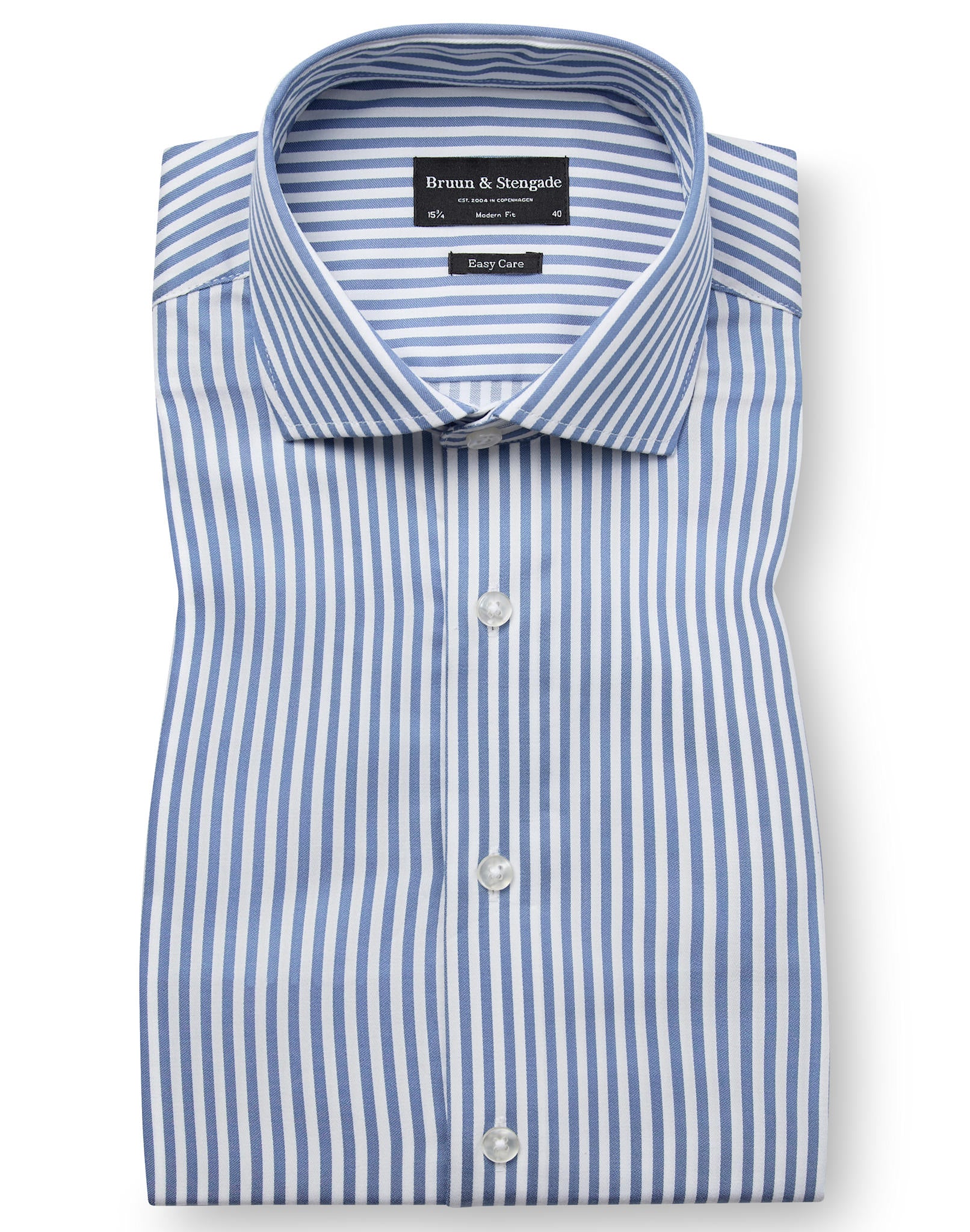 BS Sime Modern Fit Shirt - Blue/White