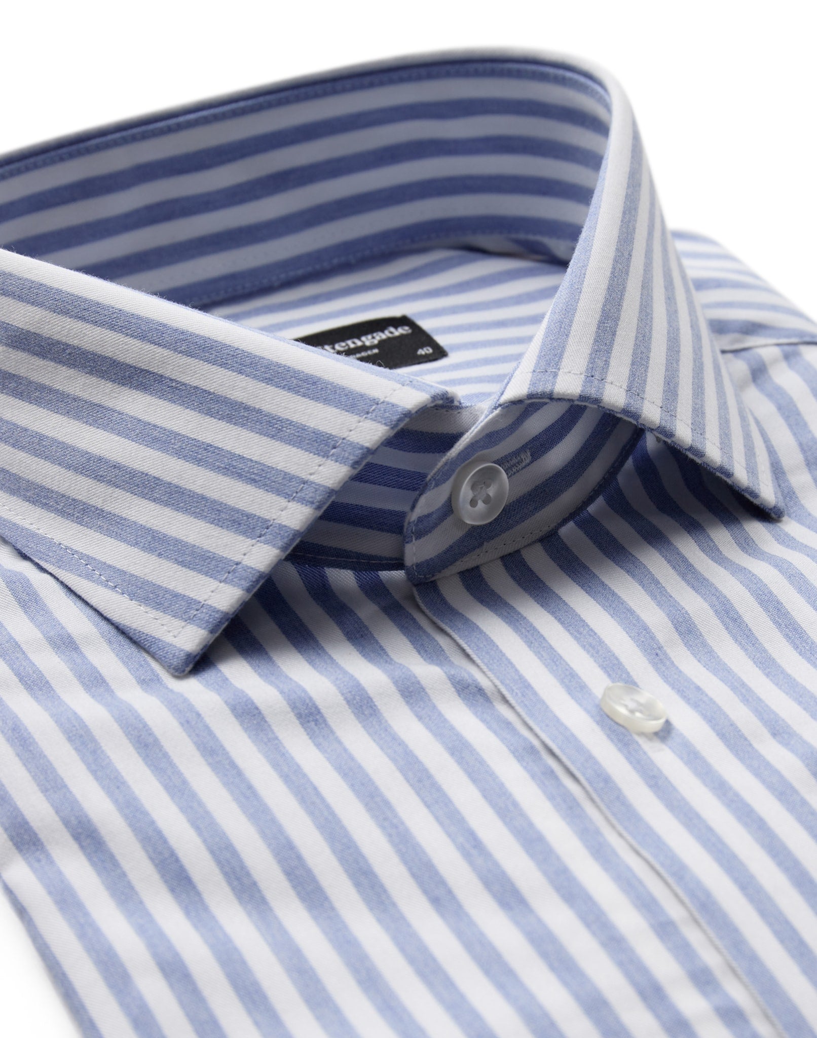 BS Drummond Modern Fit Shirt - Light Blue/White