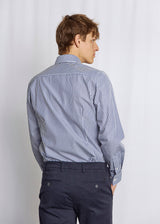 BS Rodriguez Slim Fit Shirt - Navy/White