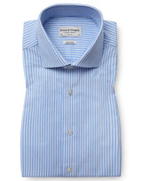 BS Moss Slim Fit Shirt - Light Blue/White