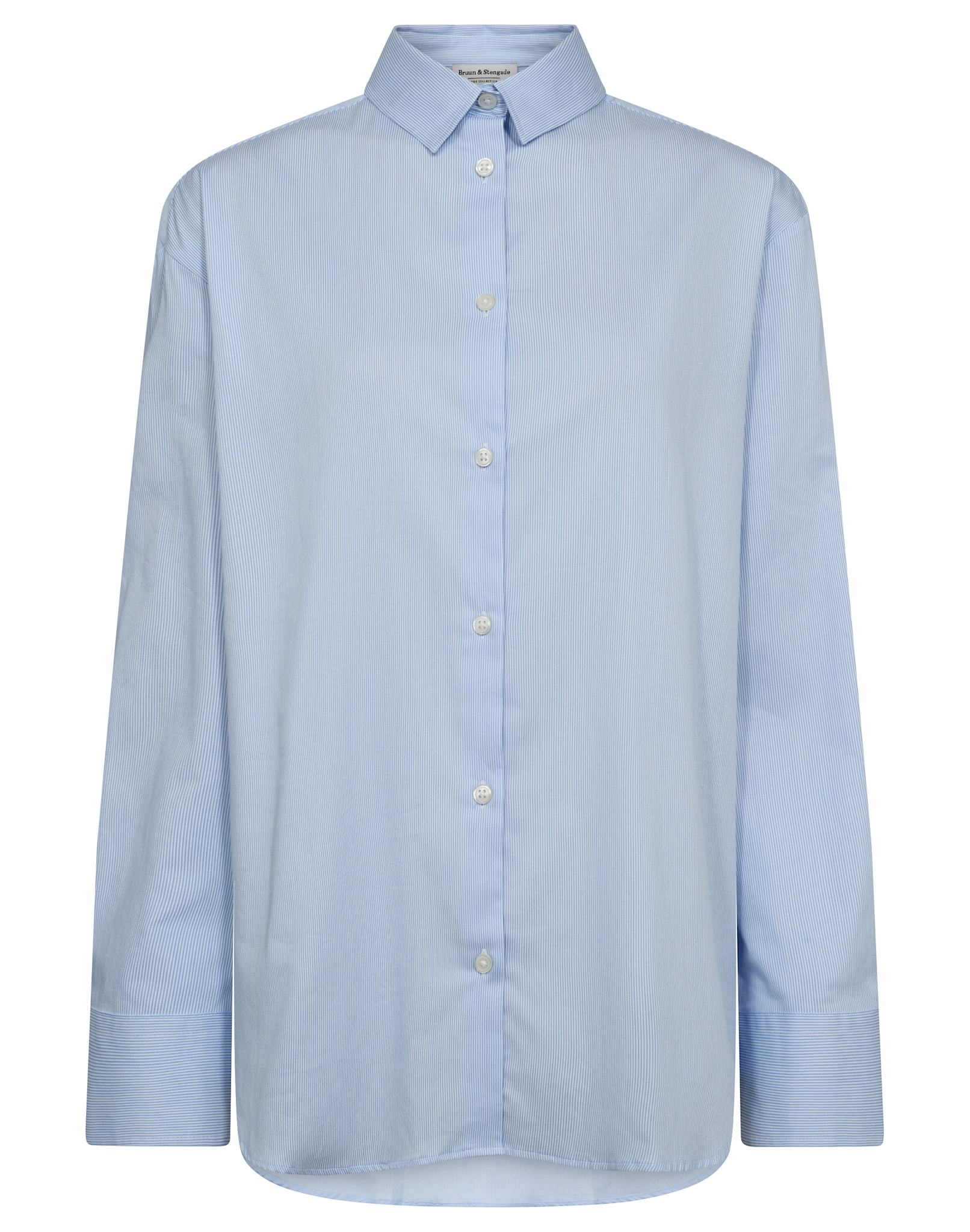 BS Maia Regular Fit Shirt - Light Blue/White