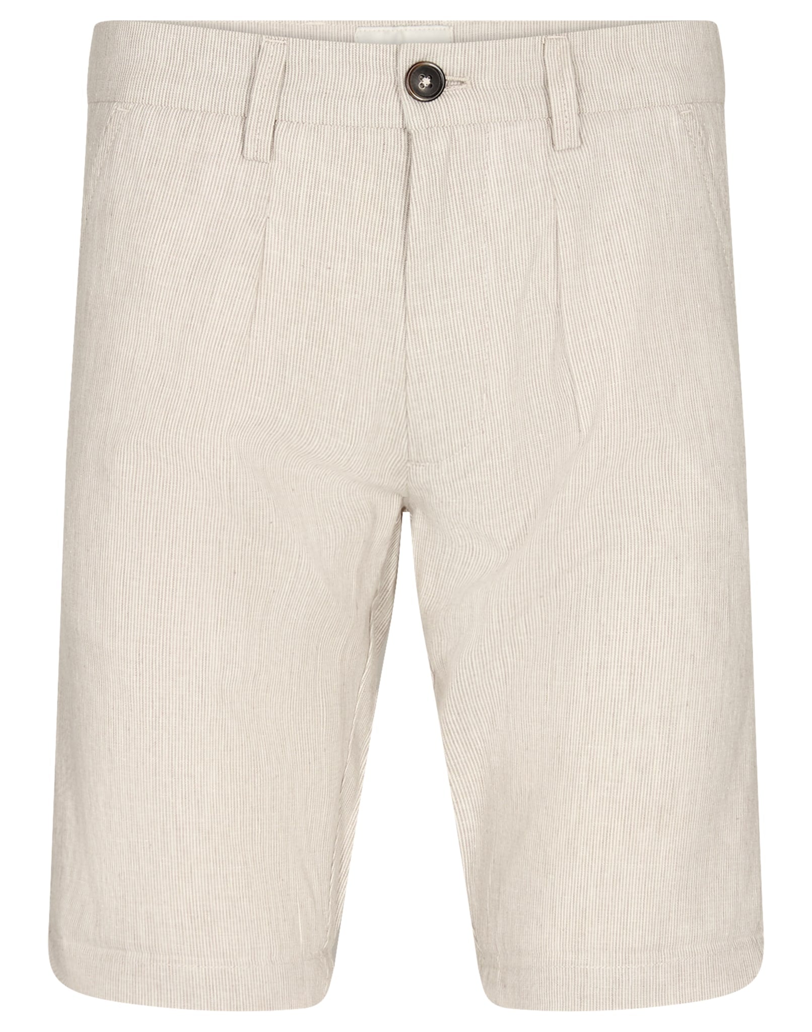 BS Buris Regular Fit Shorts - Beige/White