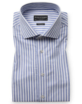 BS Drummond Modern Fit Shirt - Light Blue/White