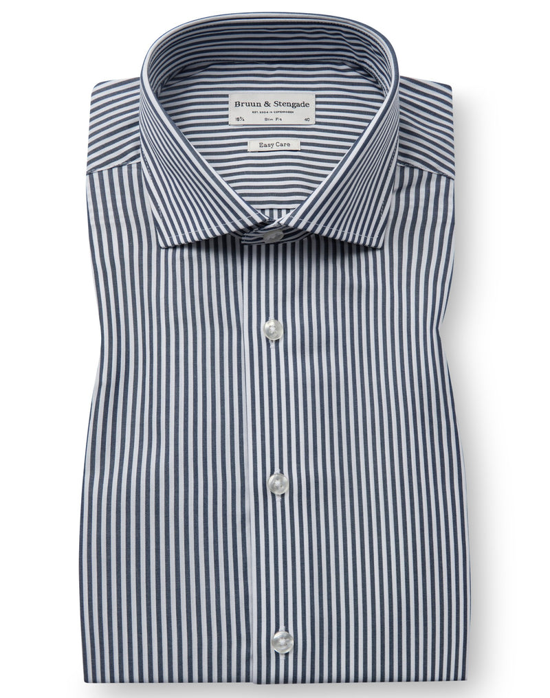 BS Love Slim Fit Shirt - Navy/White